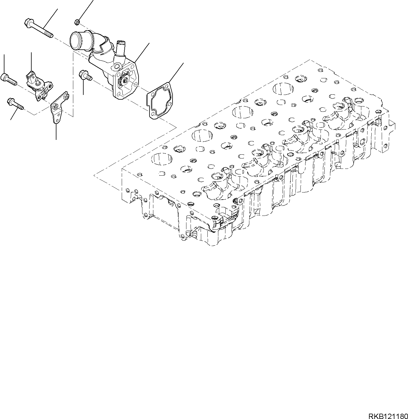 Прокладка EA504385442 KOMATSU