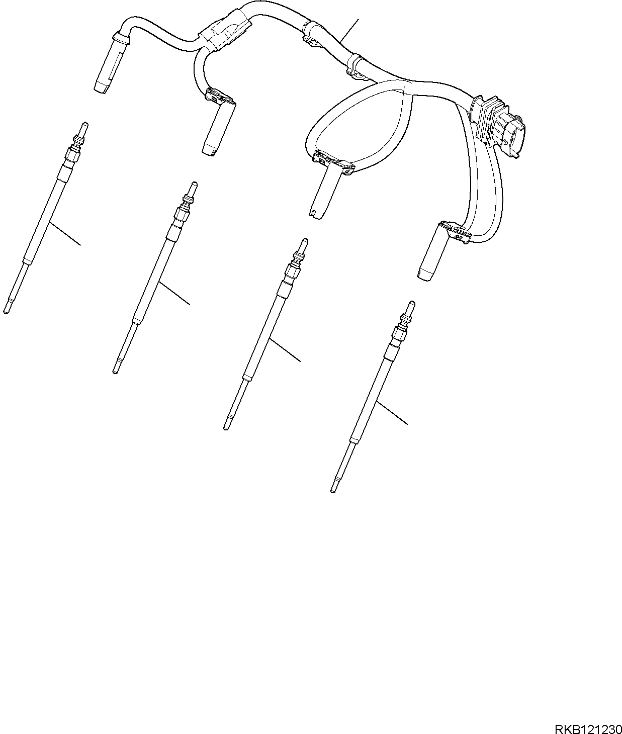 GLOW PLUG EA5802219038 KOMATSU