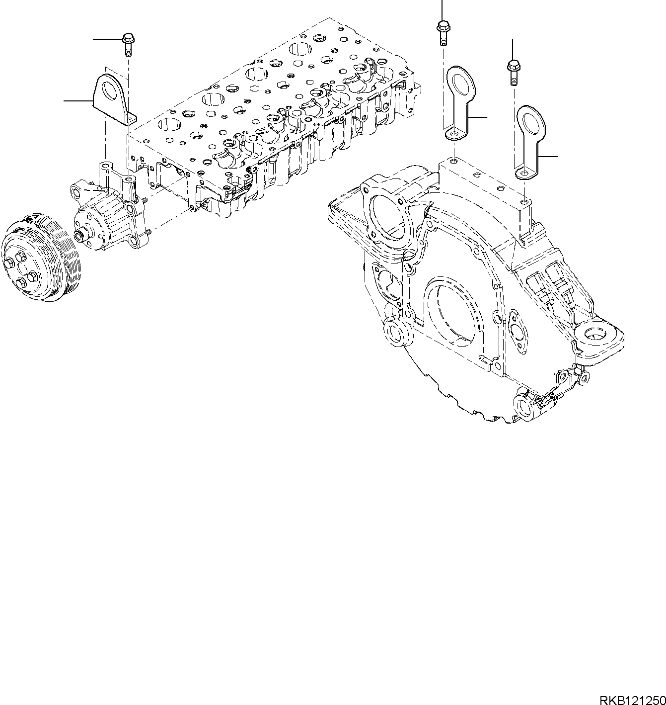 Болт EA16675634 KOMATSU