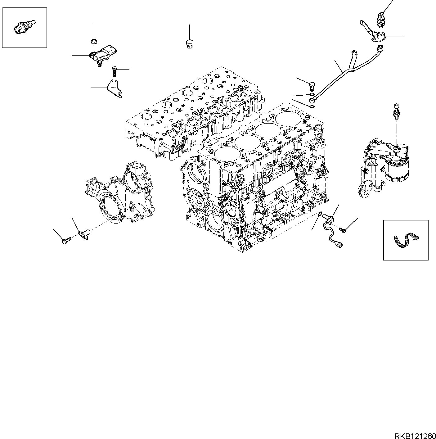 Датчик EA504369148 KOMATSU