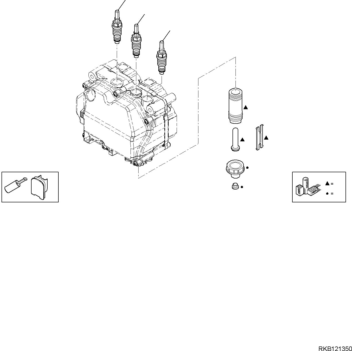 Разъём EA5801972183 KOMATSU