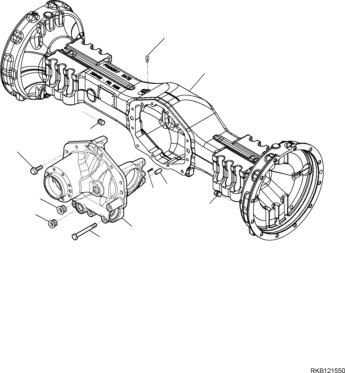 Корпус CA0358401 KOMATSU
