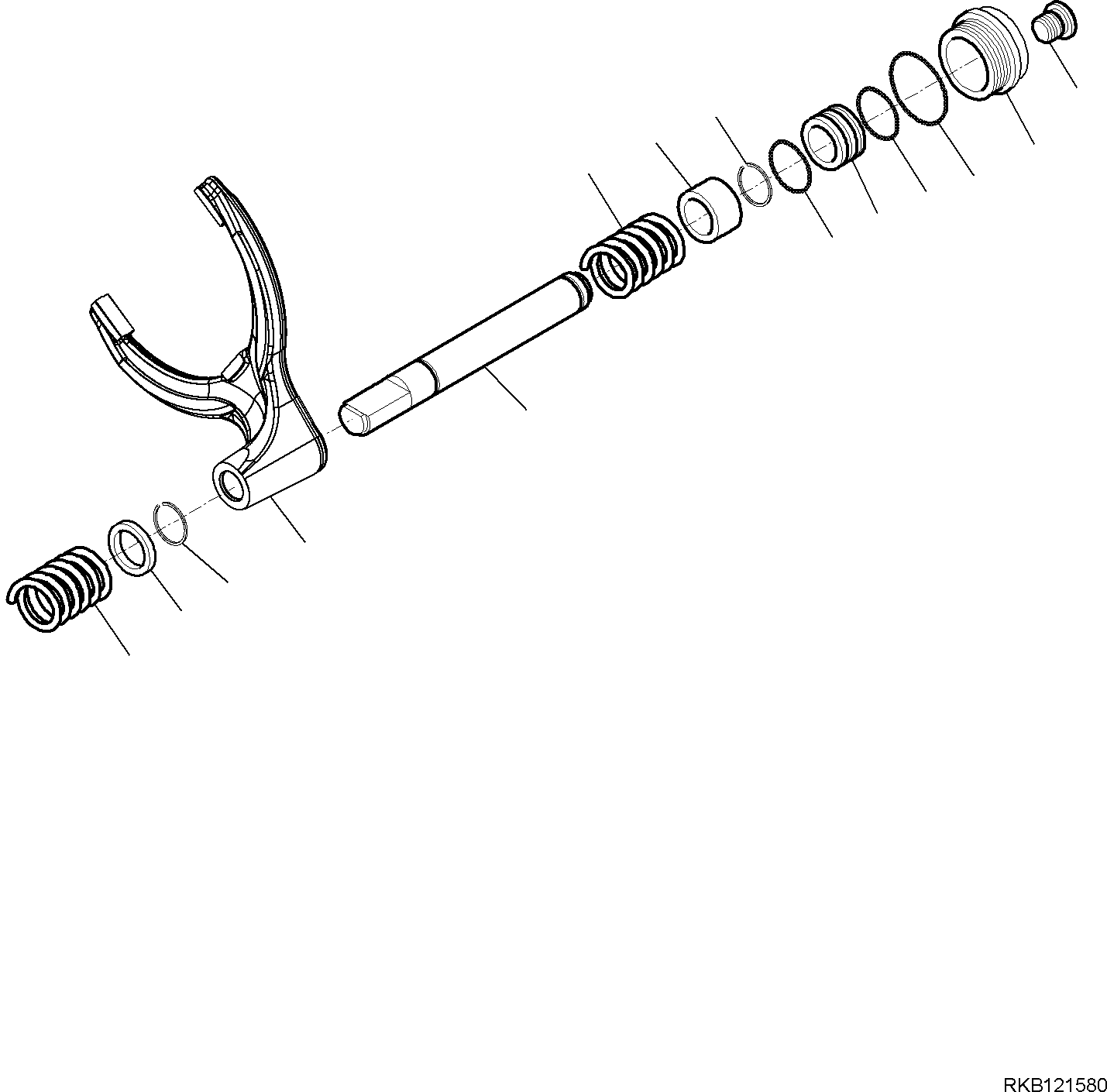 Поршень CA0148783 KOMATSU
