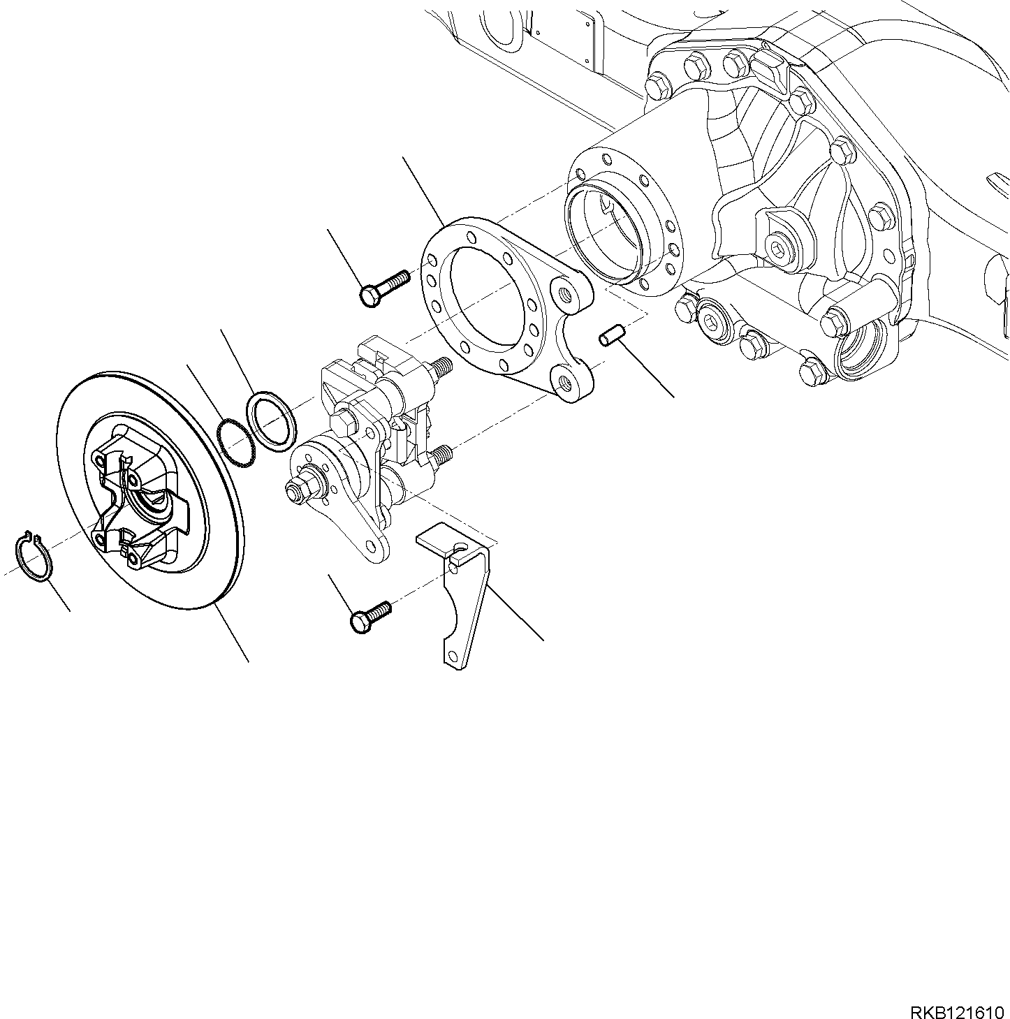 Палец CA0121710 KOMATSU