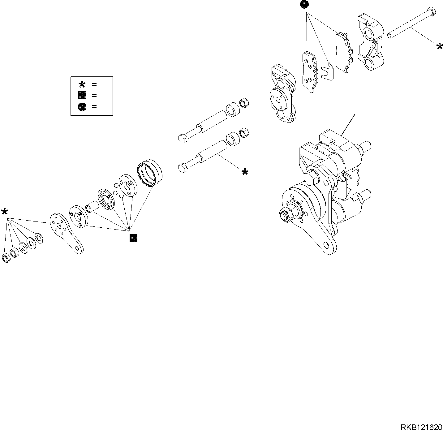 KIT, BRAKE REPAIR CA0048645 KOMATSU