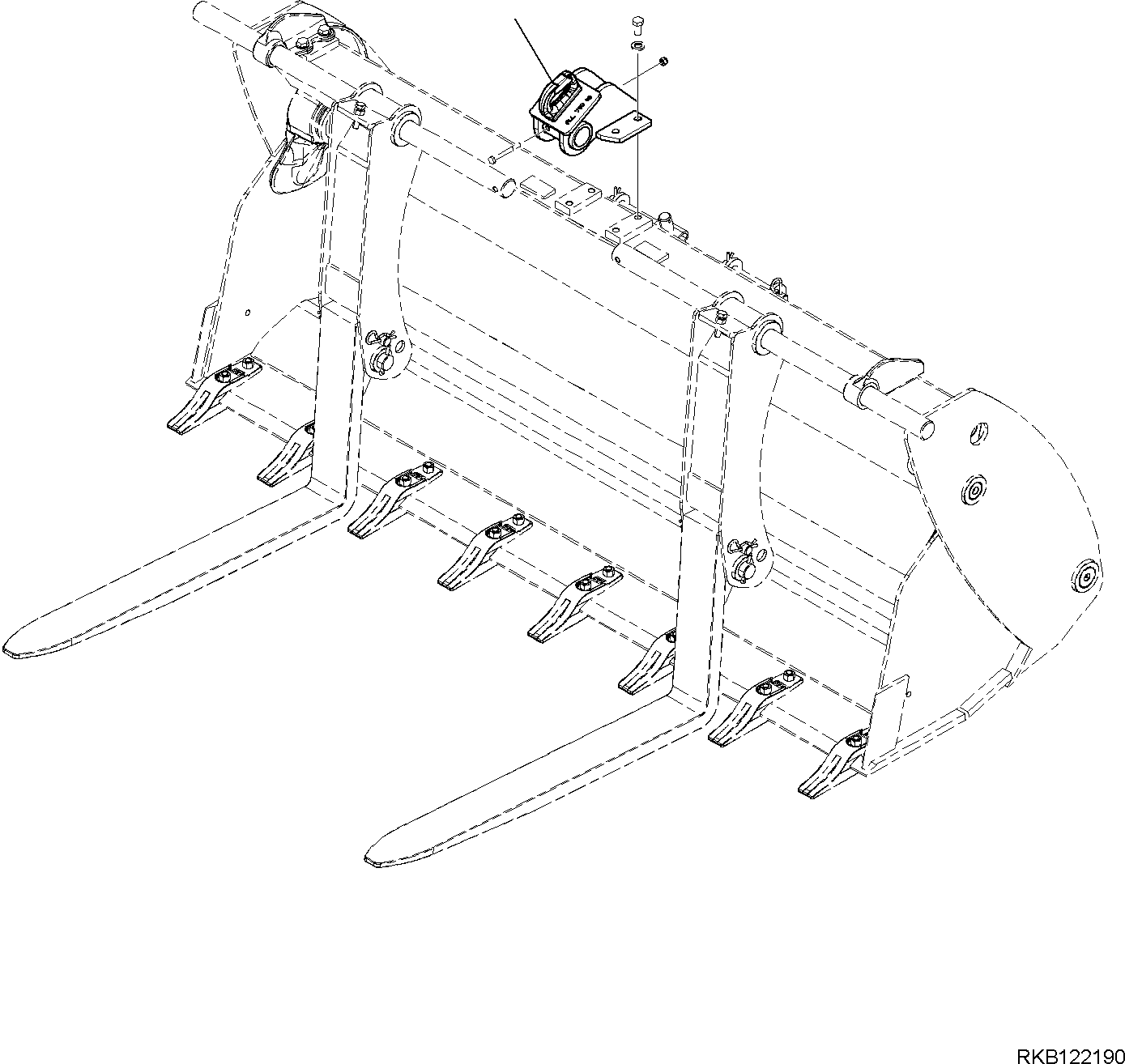 HOOK, ASSEMBLY 42N-N12-1560 KOMATSU