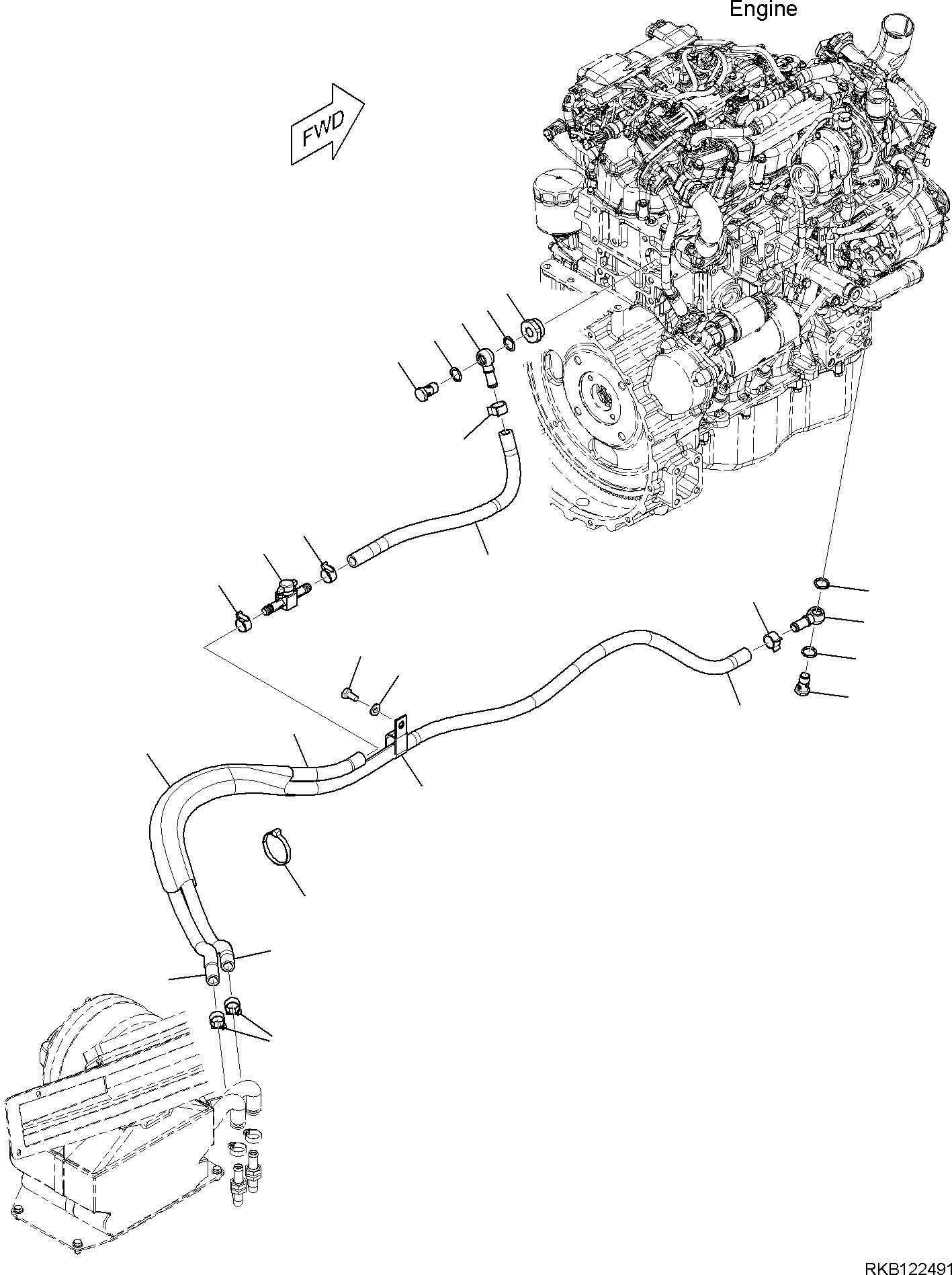 Переходник 42N-01-32430 KOMATSU
