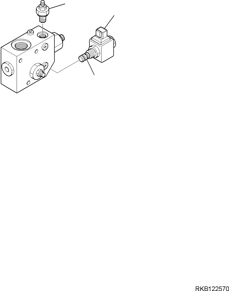 SOLENOID VALVE, ASSEMBLY 42N-64-12130 KOMATSU