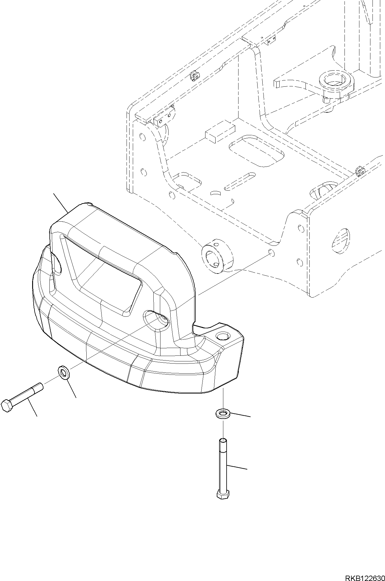 COUNTER WEIGHT (170 KG) 42N-69-31311 KOMATSU