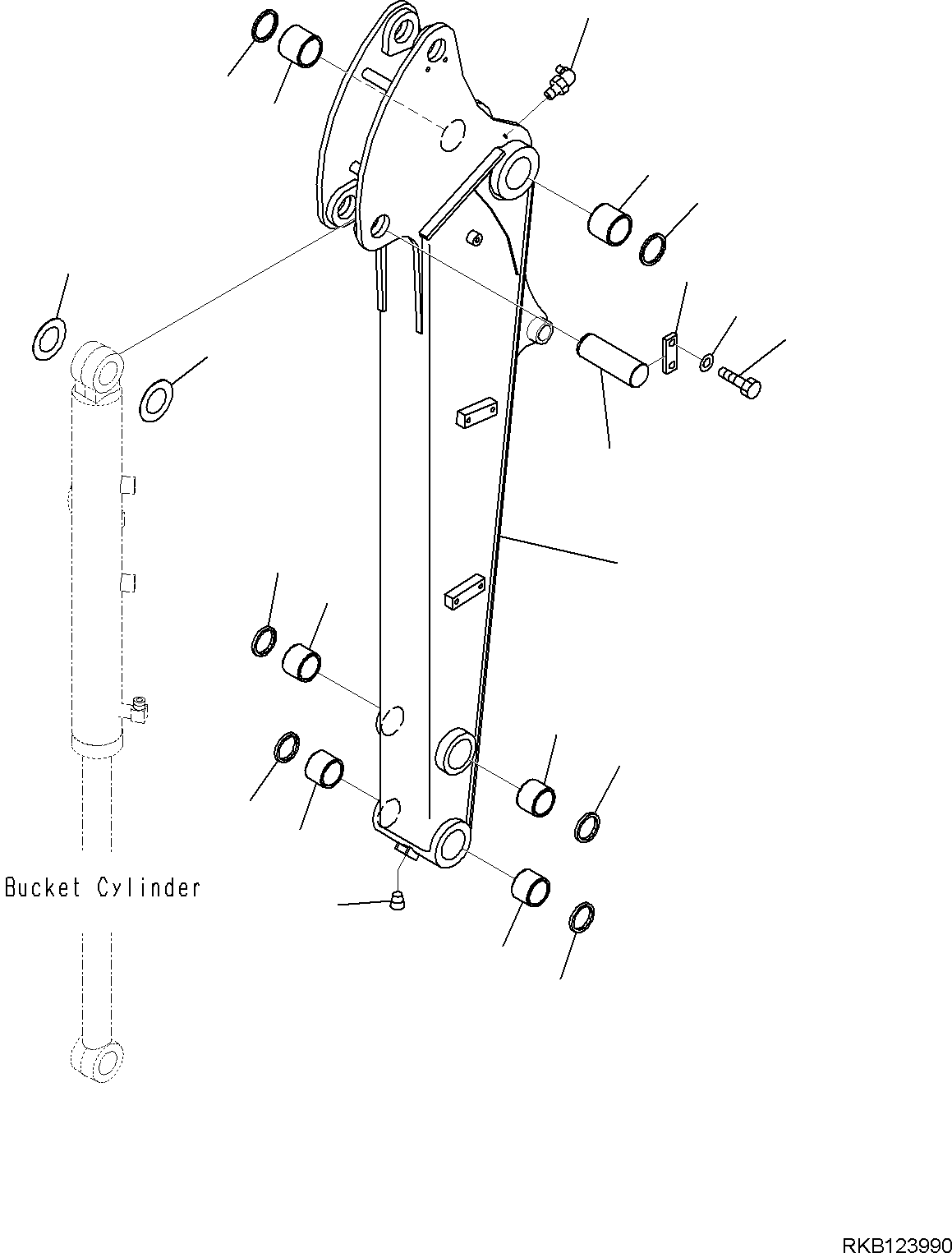 ARM, ASSEMBLY 22M-70-R0010 KOMATSU