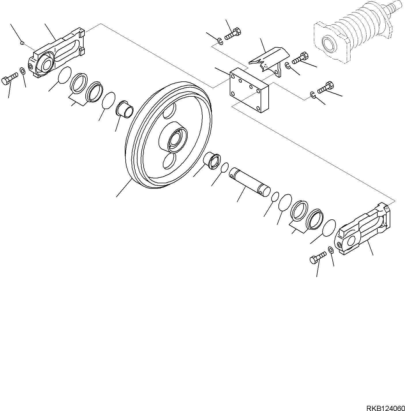 IDLER, ASSEMBLY 22M-30-R0960 KOMATSU