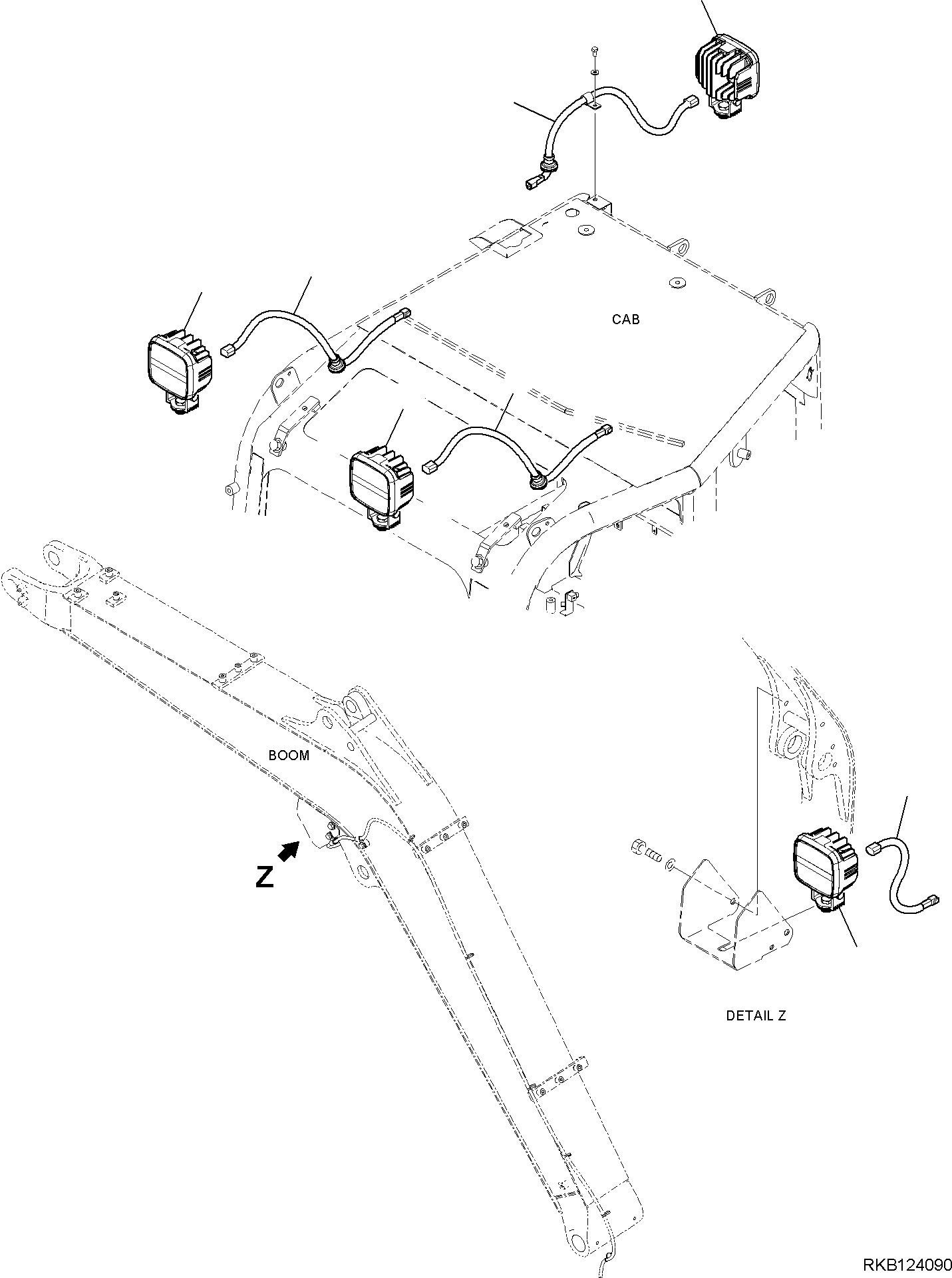 WORK LAMP 22N-06-R0010 KOMATSU