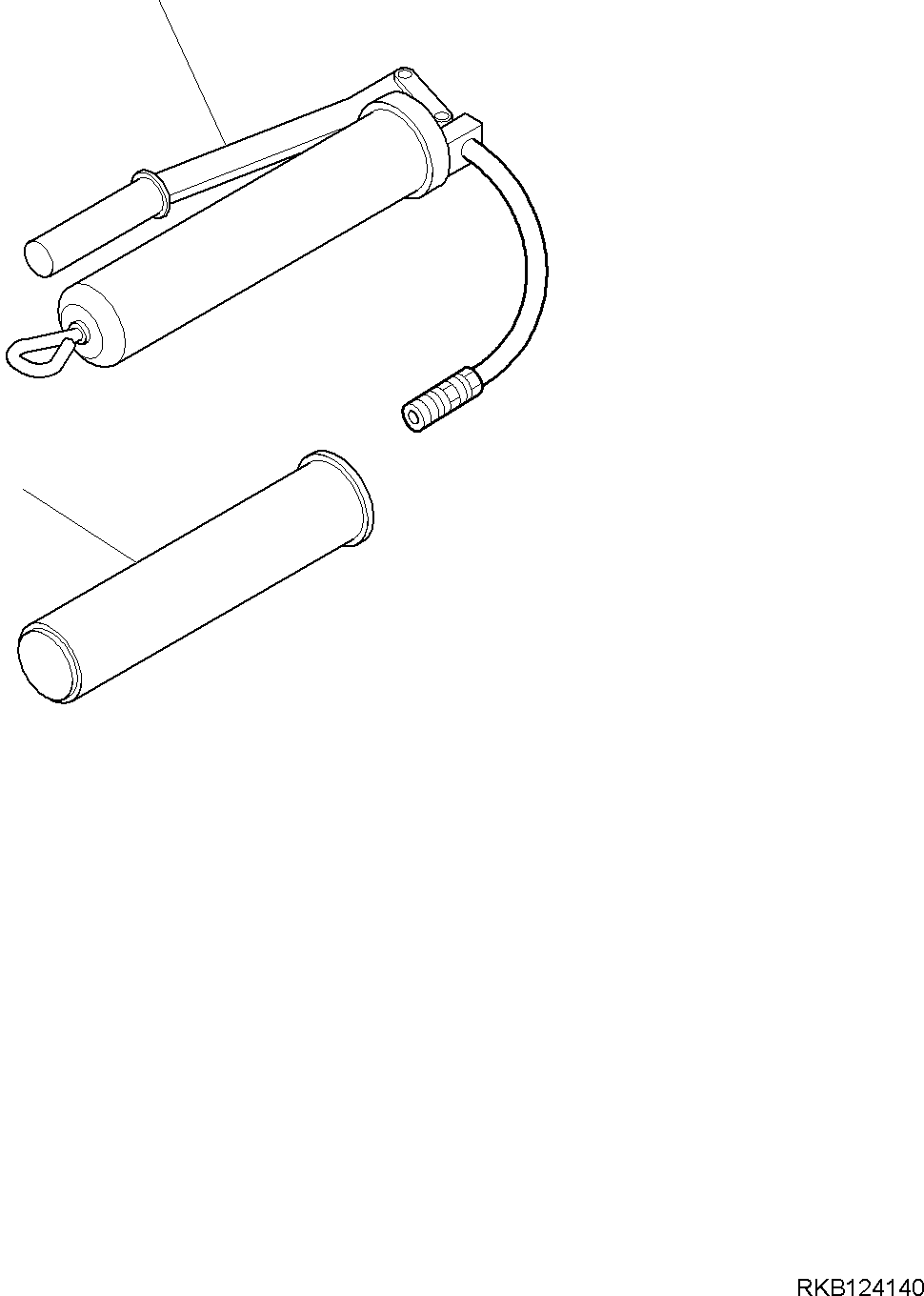 GREASE GUN 37A-22-11710 KOMATSU
