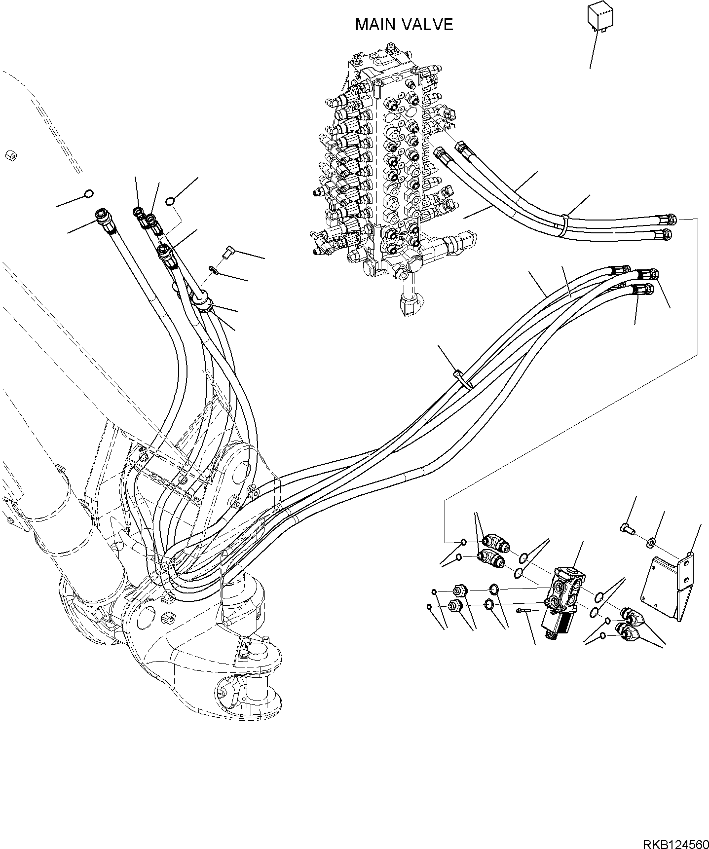 HOSE, ASSEMBLY 22E-62-33710 KOMATSU