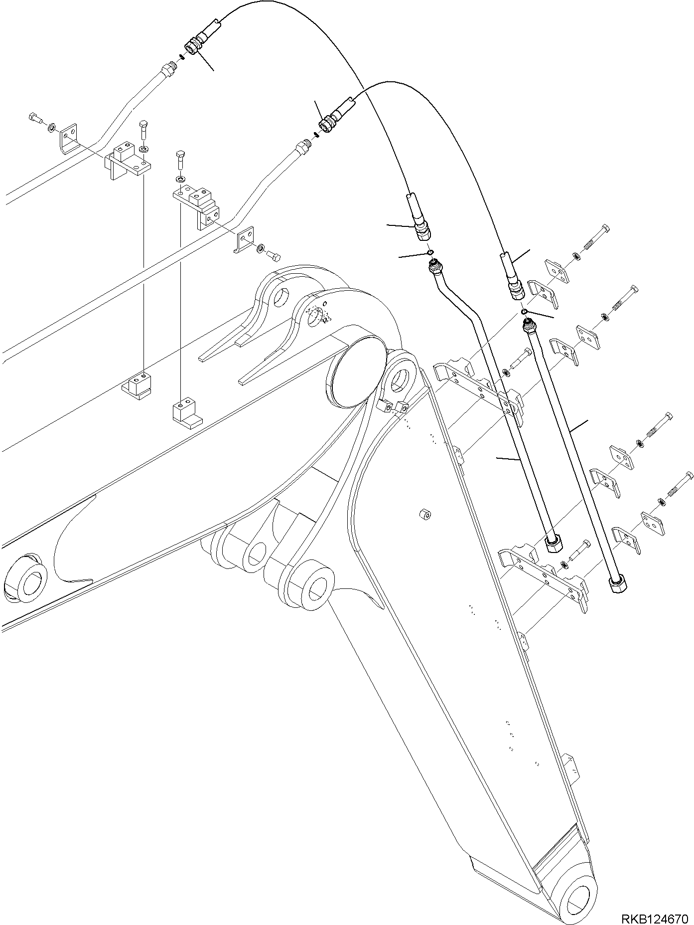 Шланг 22E-973-2570 KOMATSU