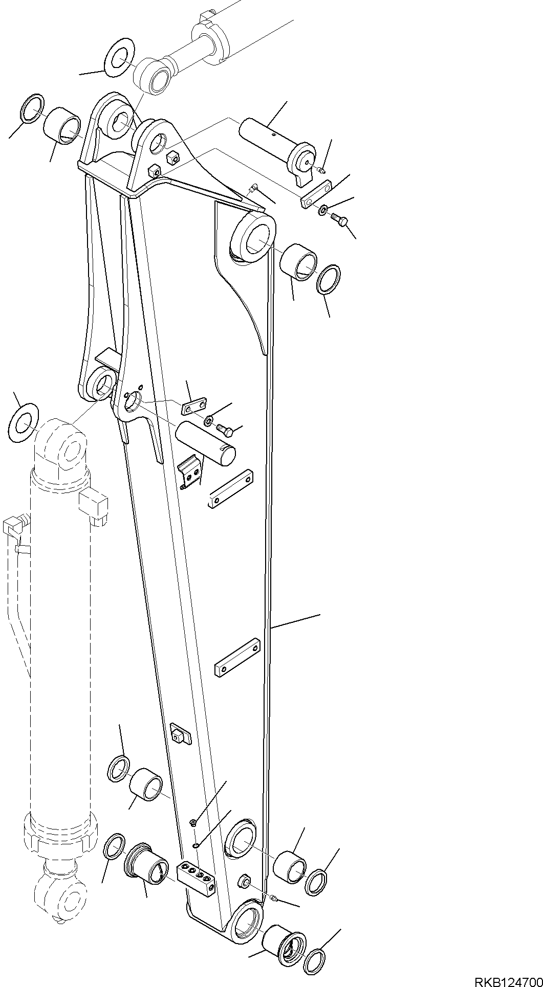 LONG ARM, ASSEMBLY 22E-943-2290 KOMATSU