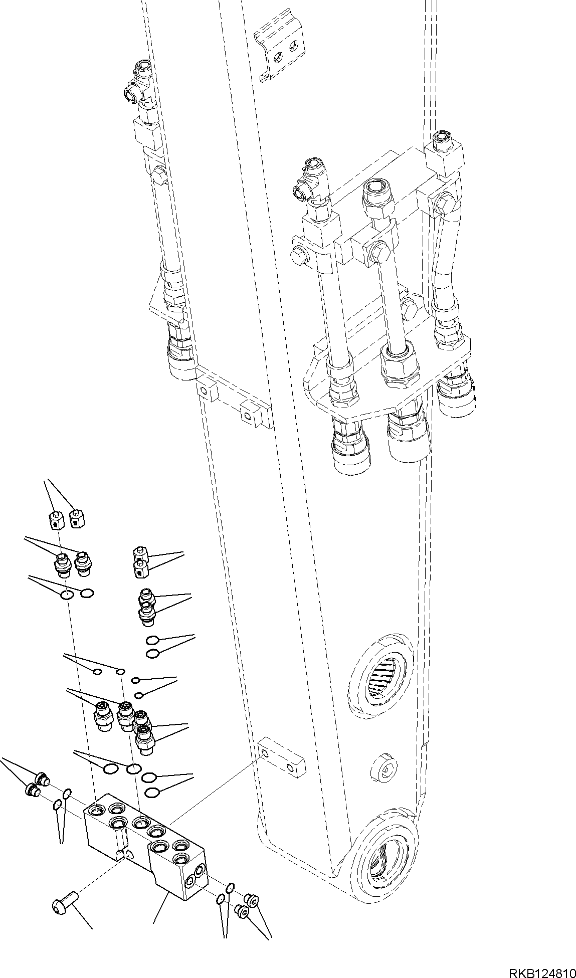 Блок 22E-70-31120 KOMATSU