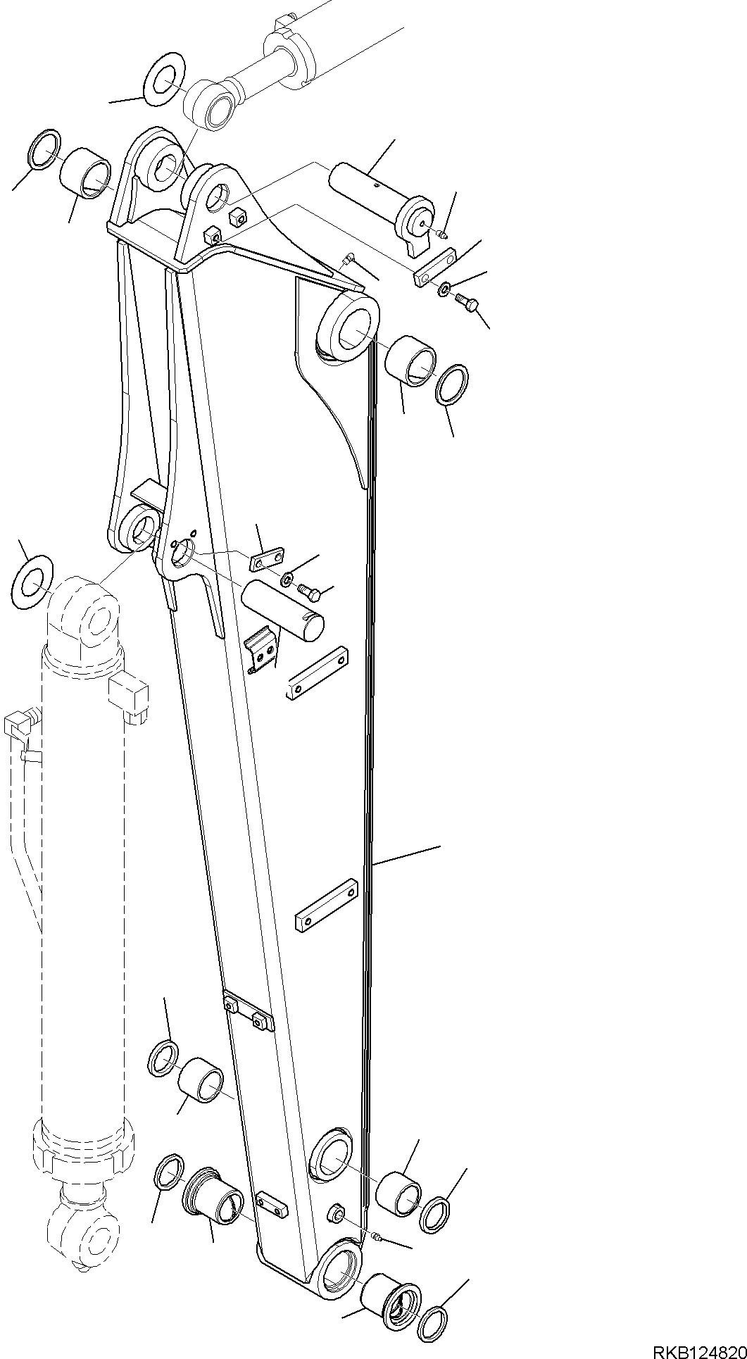 LONG ARM, ASSEMBLY 22E-70-31410 KOMATSU