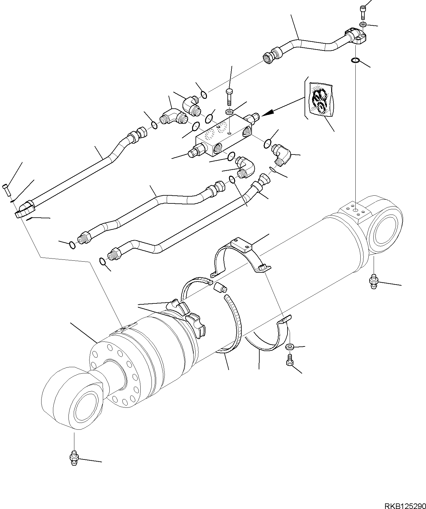 Хомут 21D-70-21230 KOMATSU