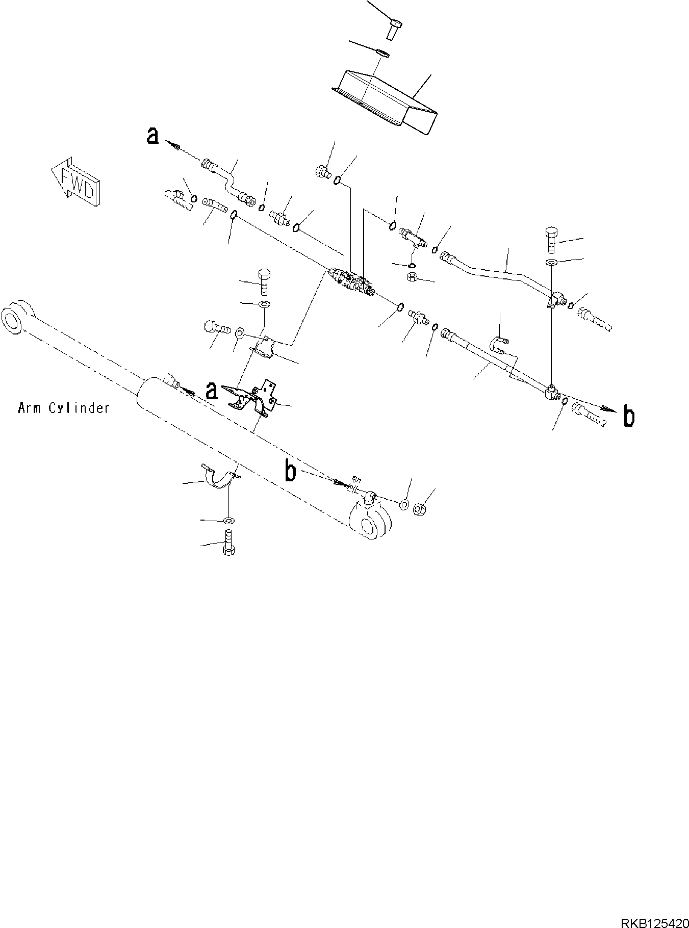 Крышка 22P-70-12310 KOMATSU