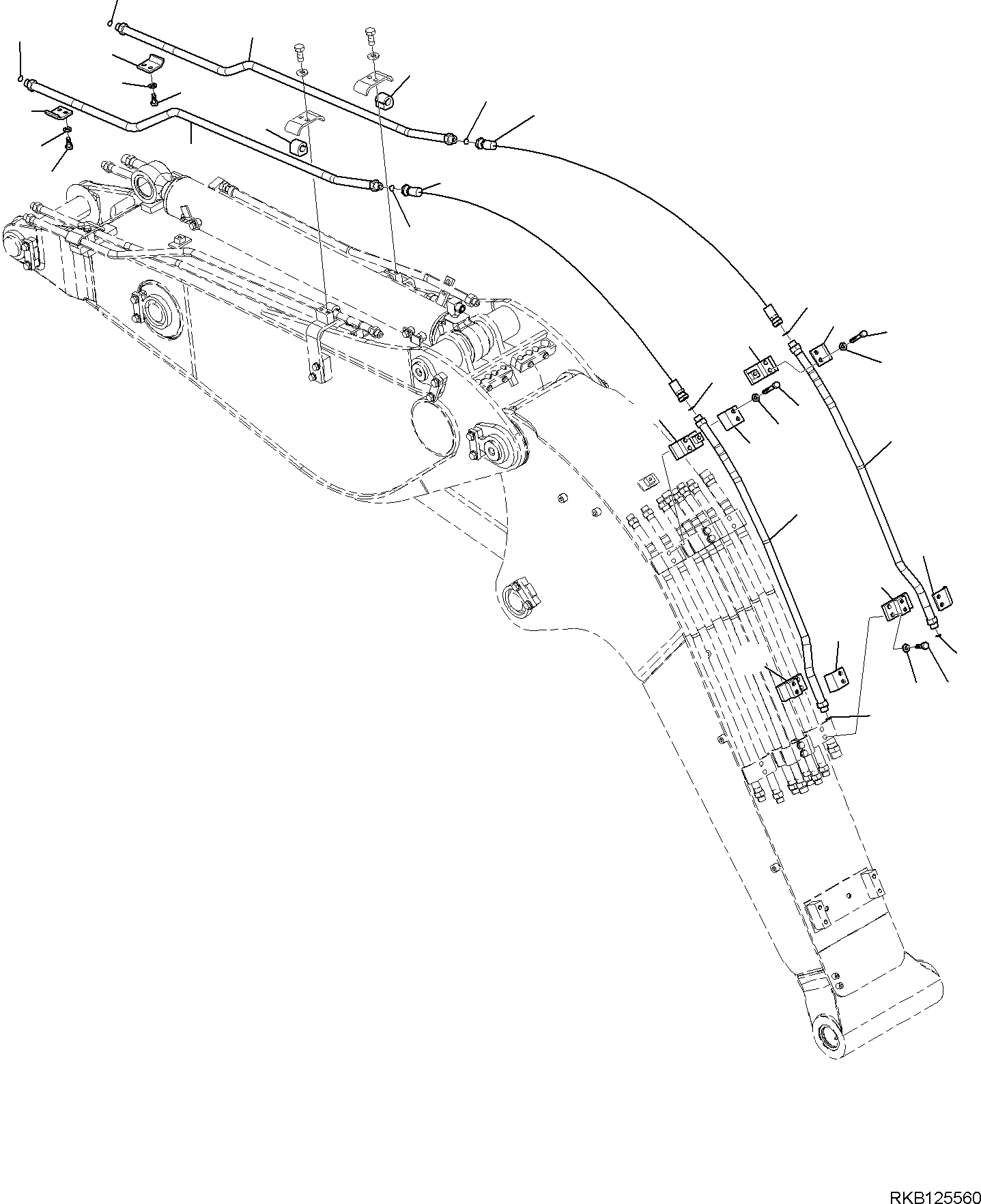 Труба 21D-70-31580 KOMATSU