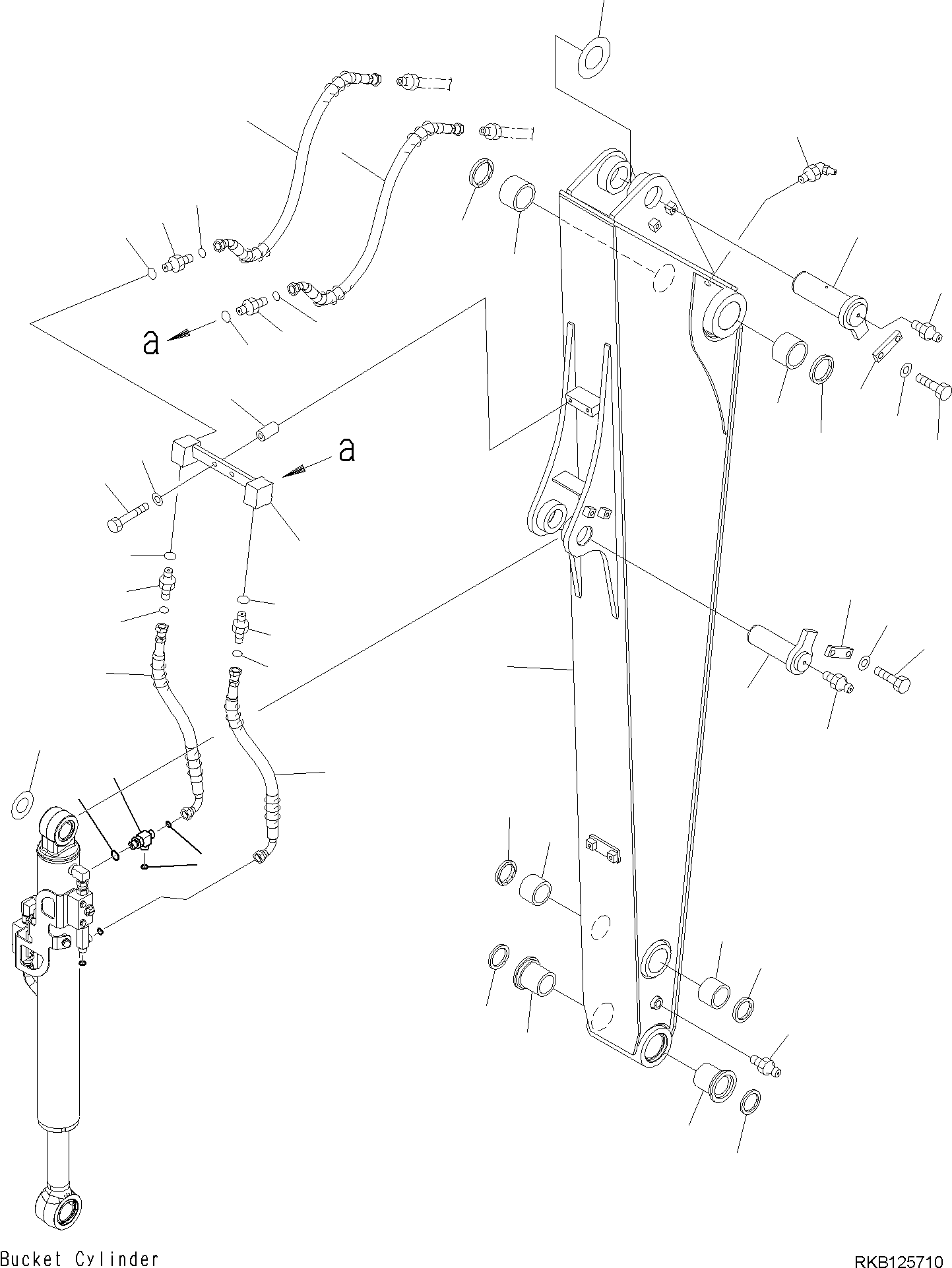ARM, ASSEMBLY 22P-973-1010 KOMATSU
