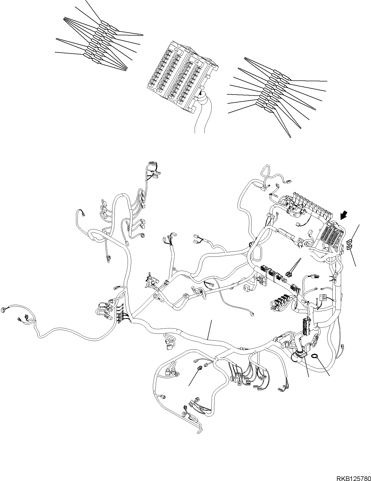 Жгут проводов 21D-06-41413 KOMATSU