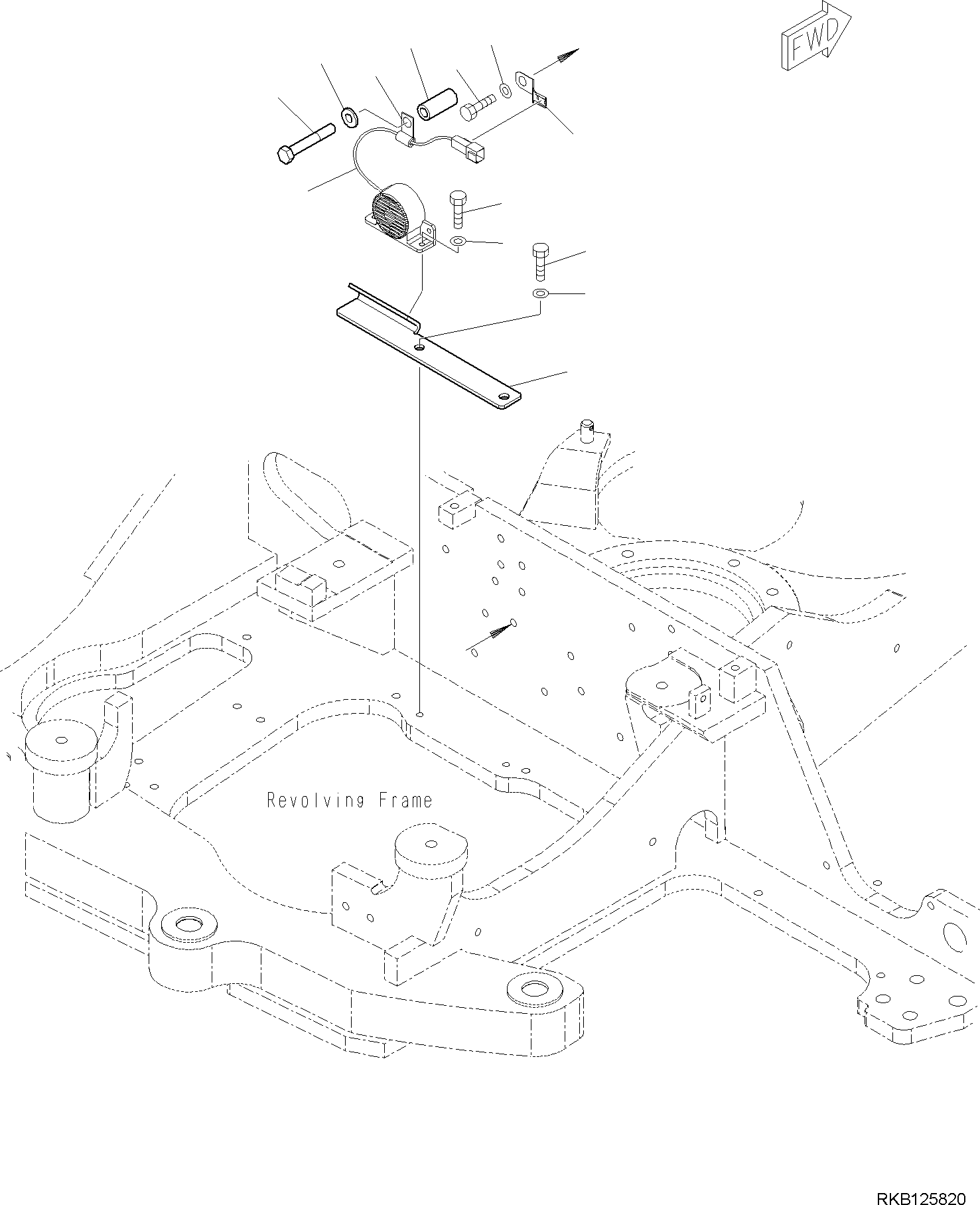 BACK-UP ALARM 21D-06-41680 KOMATSU