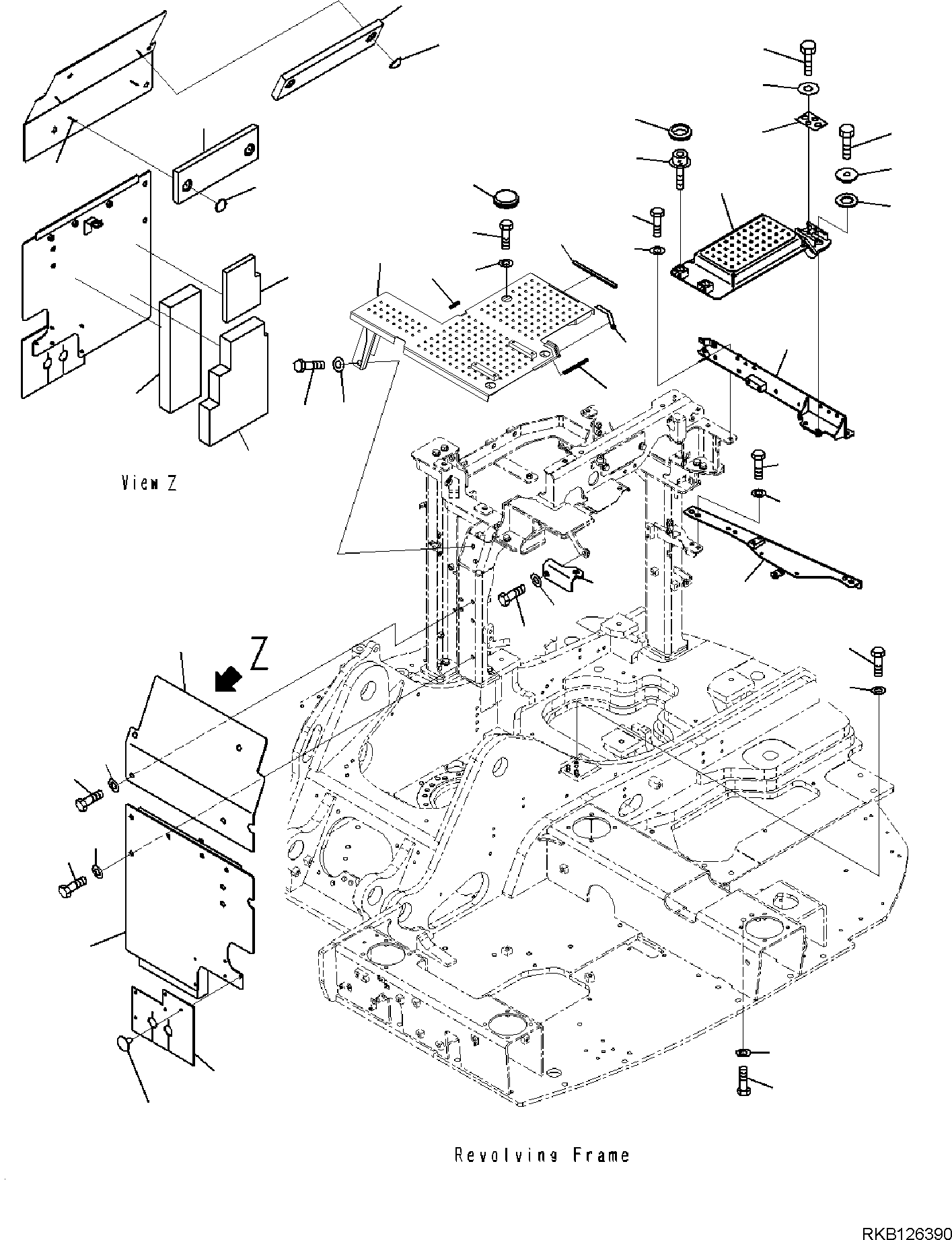 COVER, ASSEMBLY 22B-54-R4670 KOMATSU