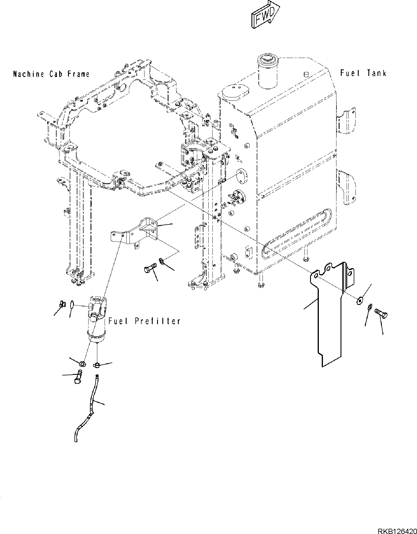 Лист 22B-54-R2231 KOMATSU