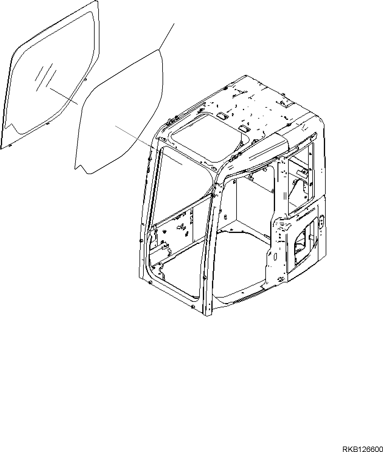 WINDOW FILM 22B-54-R0530 KOMATSU