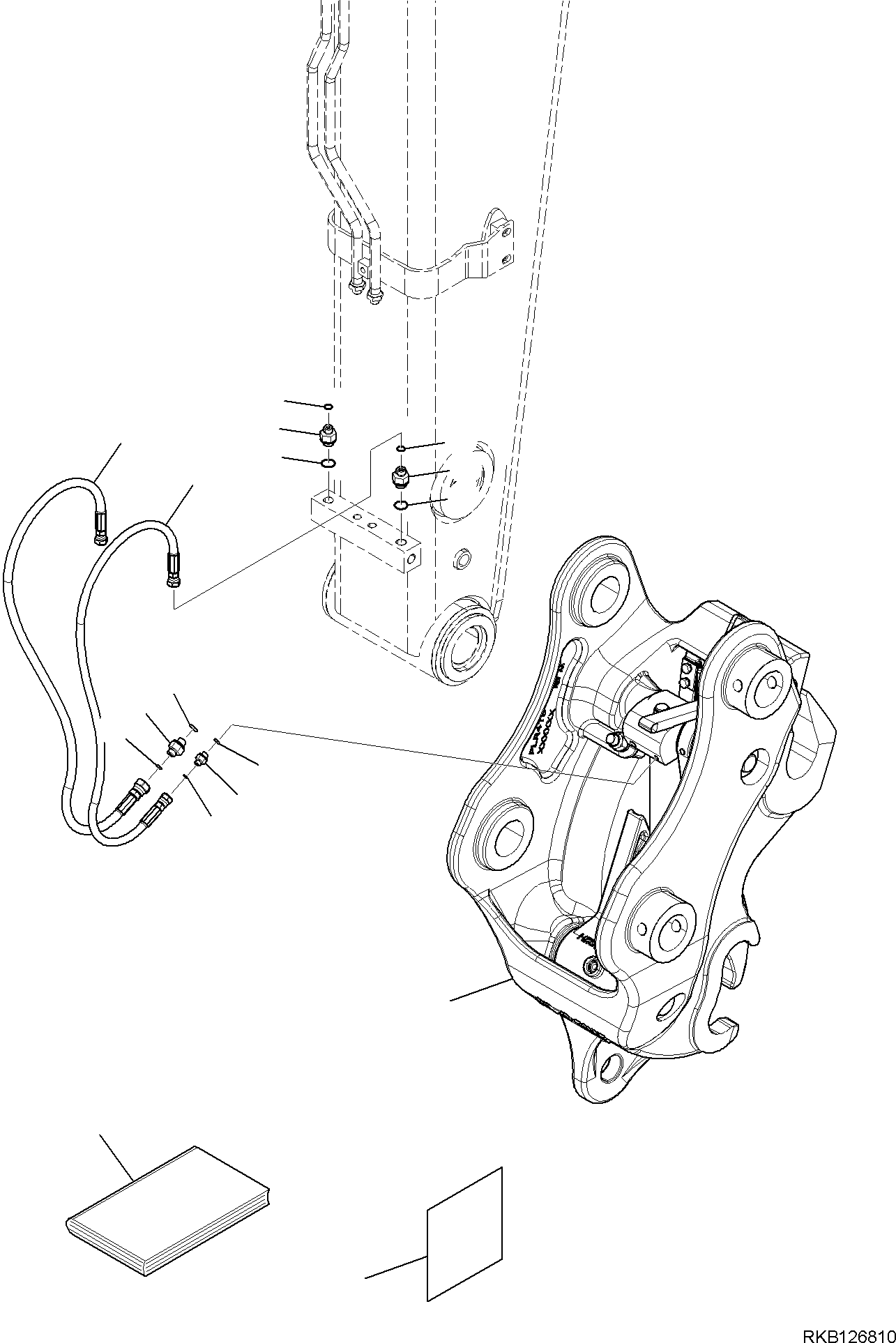 QUICK COUPLER 22B-879-R110 KOMATSU