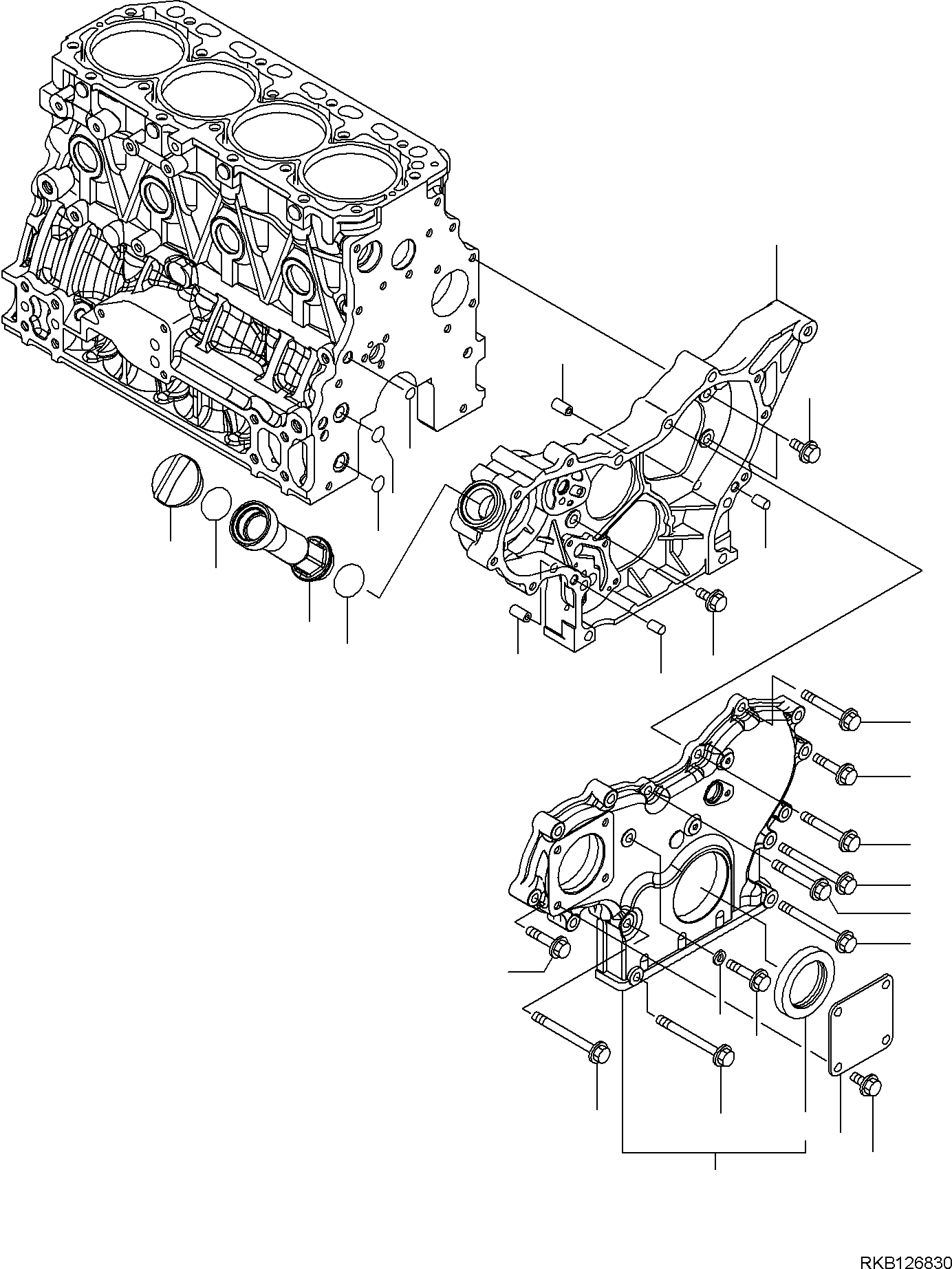 Картер шестерён Y129A23-01500 KOMATSU