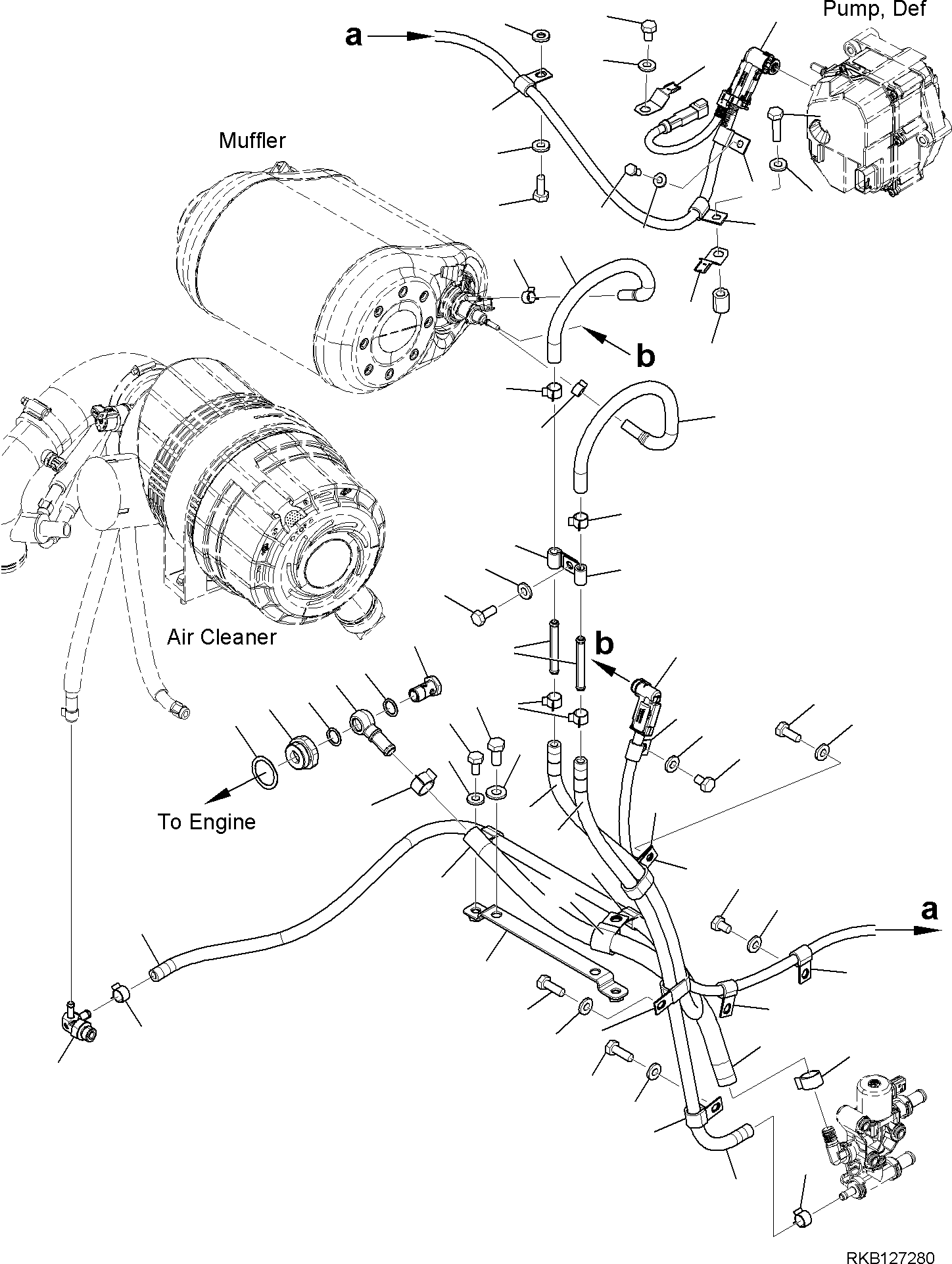Шланг 42N-01-32161 KOMATSU