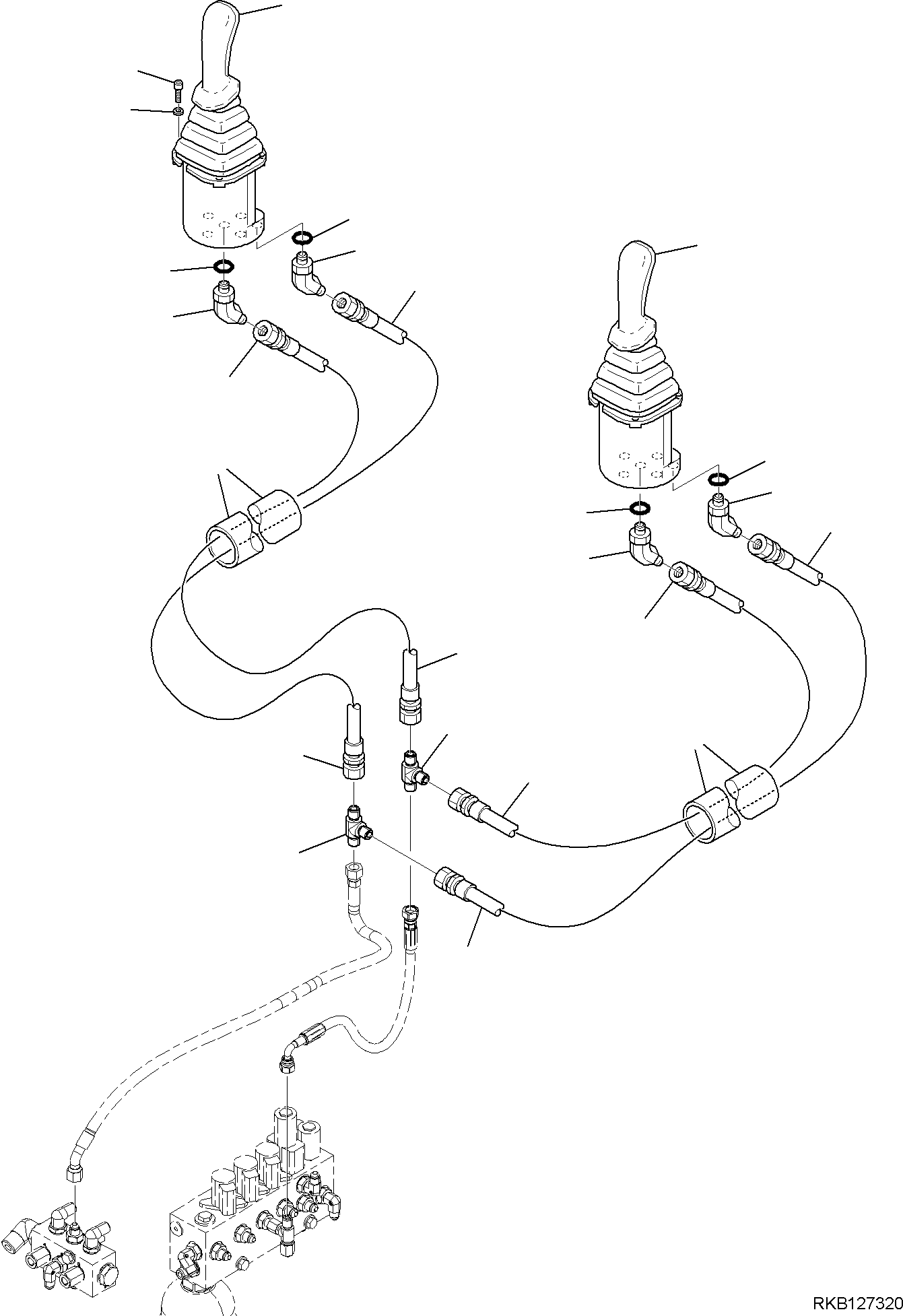PPC VALVE, R.H. 42N-64-32430 KOMATSU