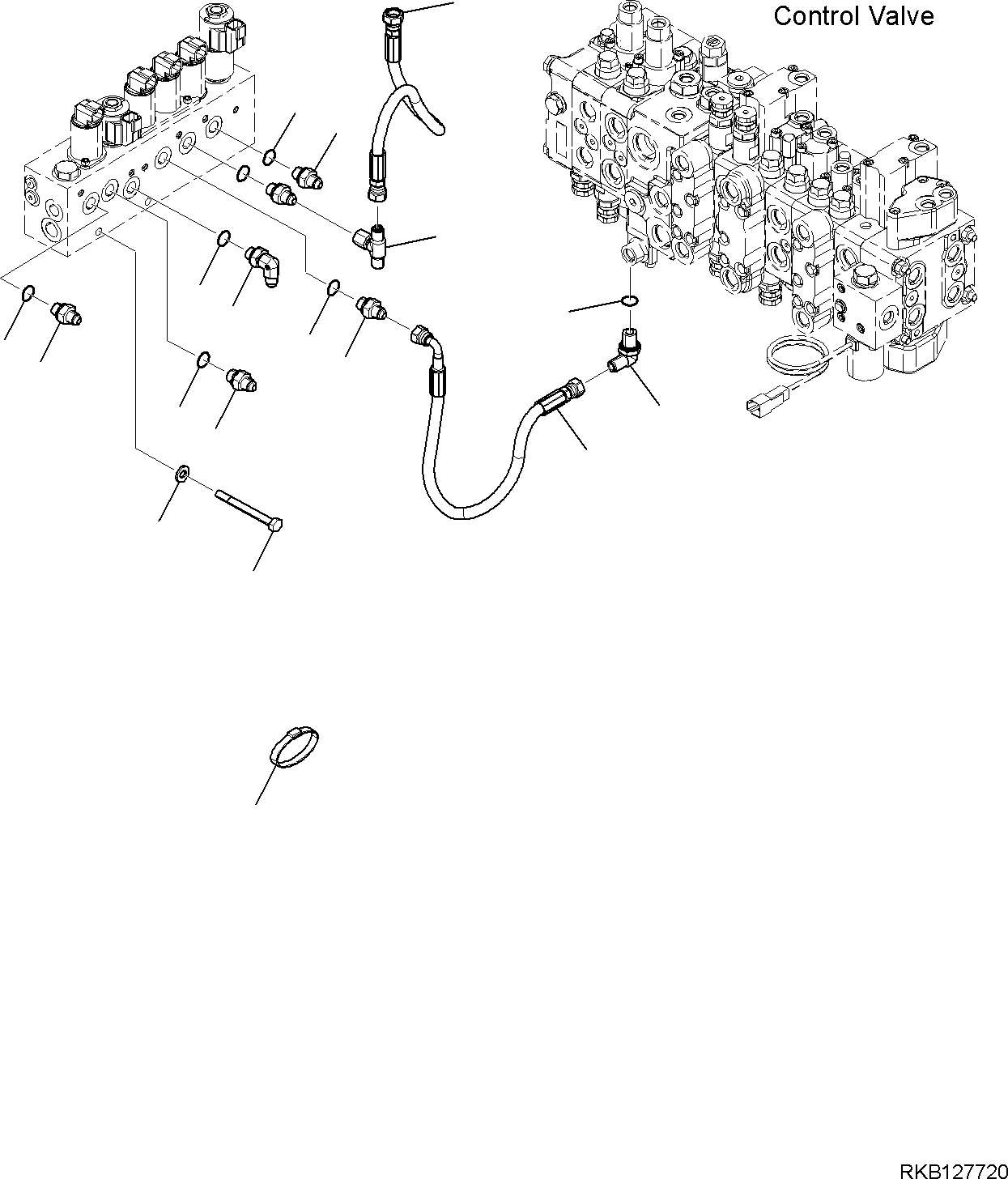 Шланг 42N-62-34910 KOMATSU