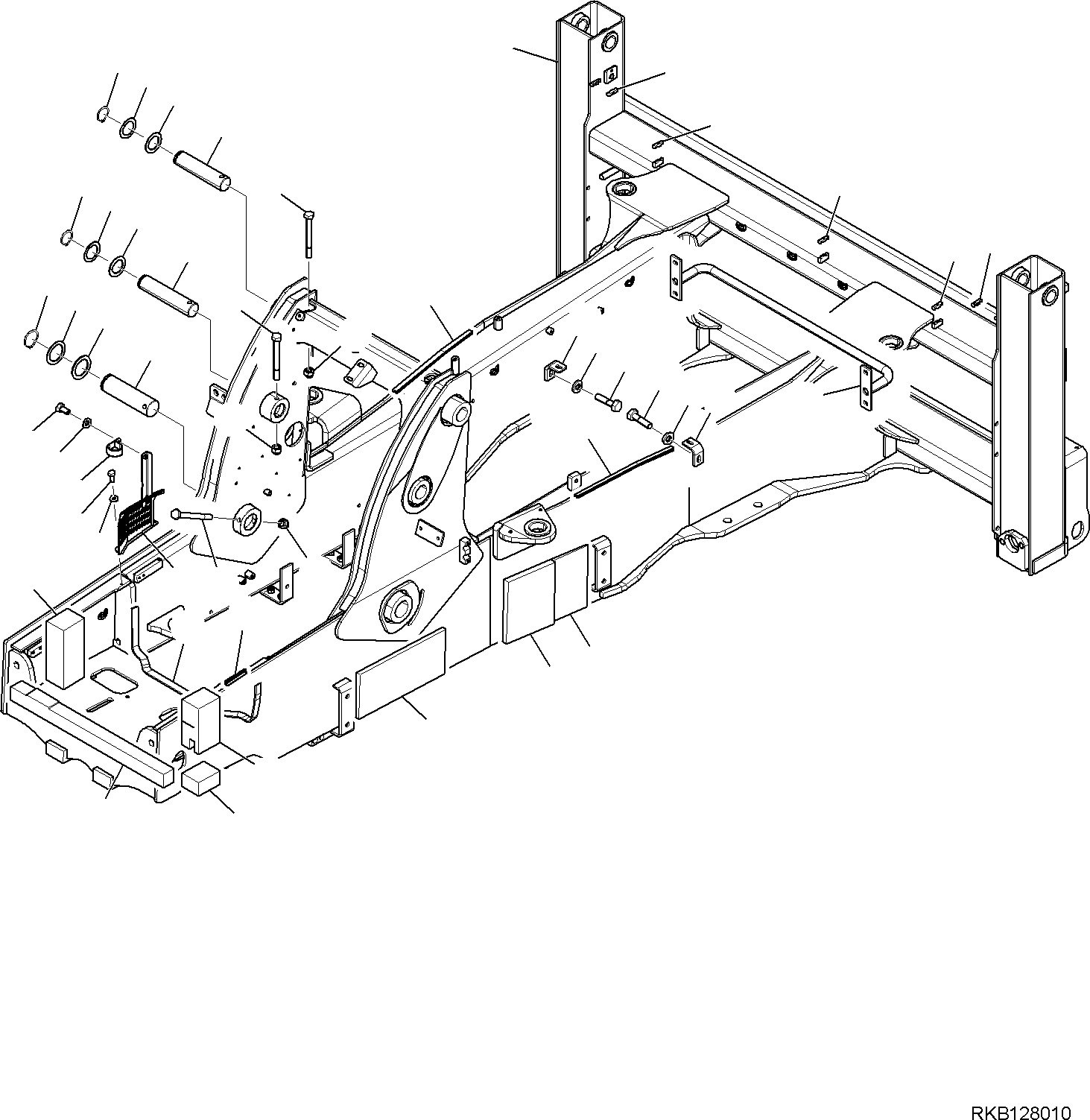 FRAME, ASSEMBLY 42N-46-33100 KOMATSU