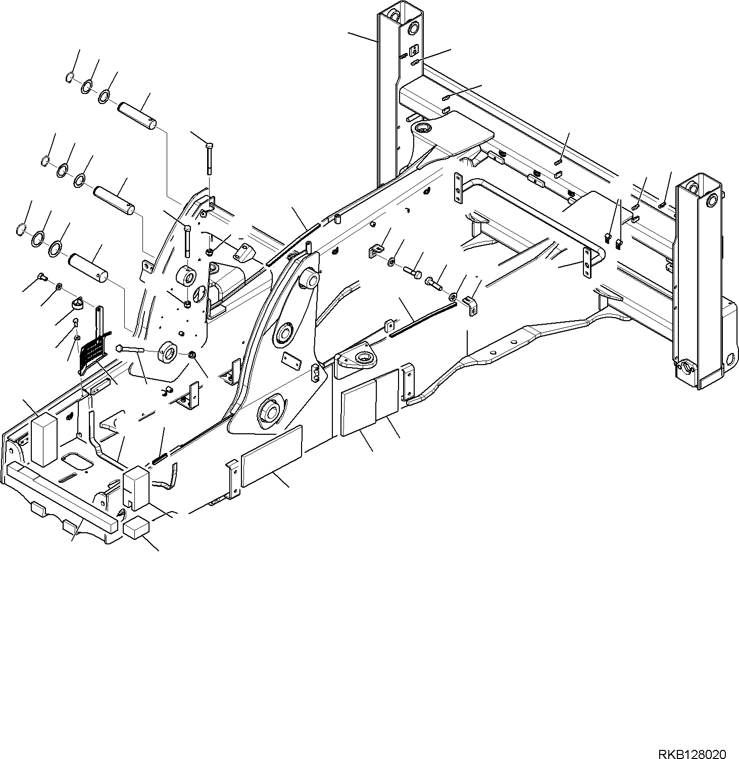 FRAME, ASSEMBLY 42N-46-33900 KOMATSU