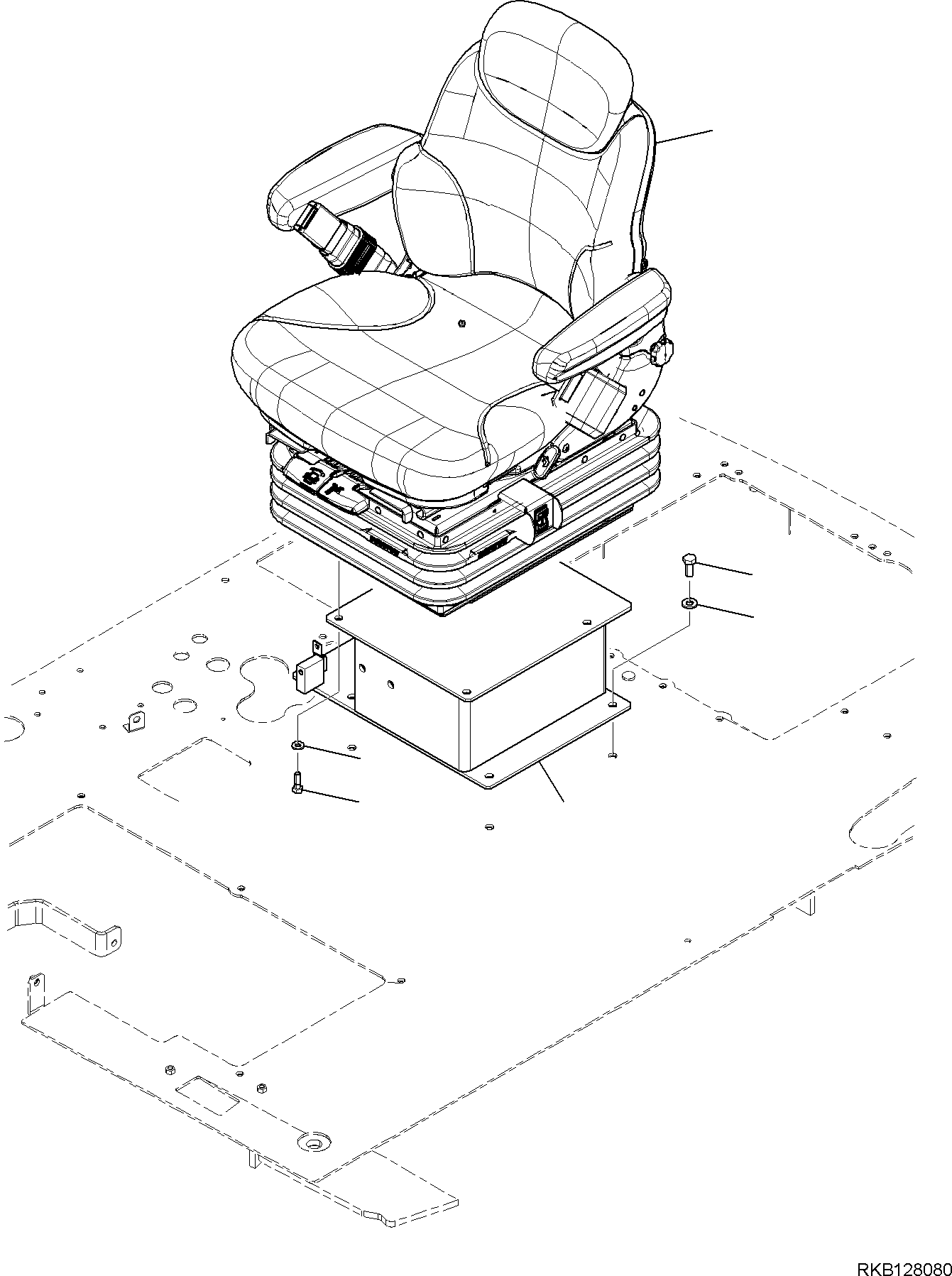 SEAT, ASSEMBLY 42N-56-36671 KOMATSU