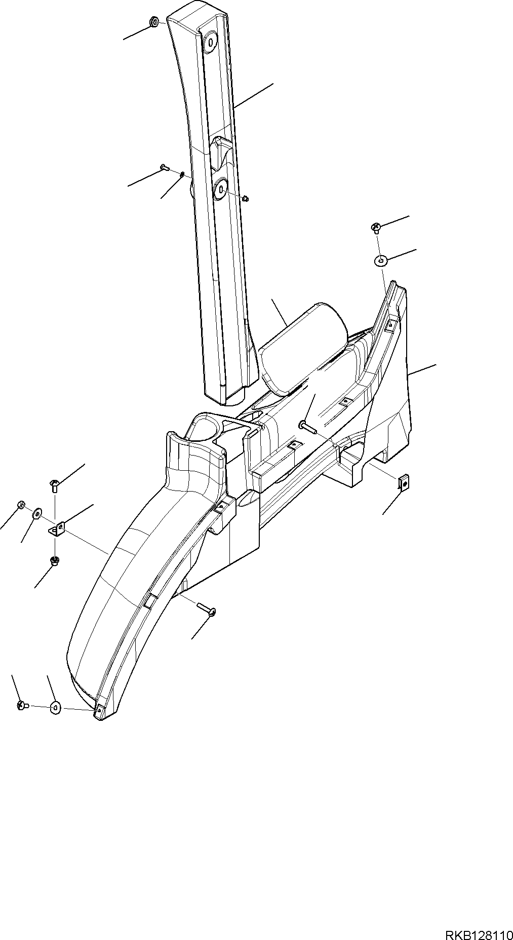 COVER, ASSEMBLY 42N-54-39840 KOMATSU