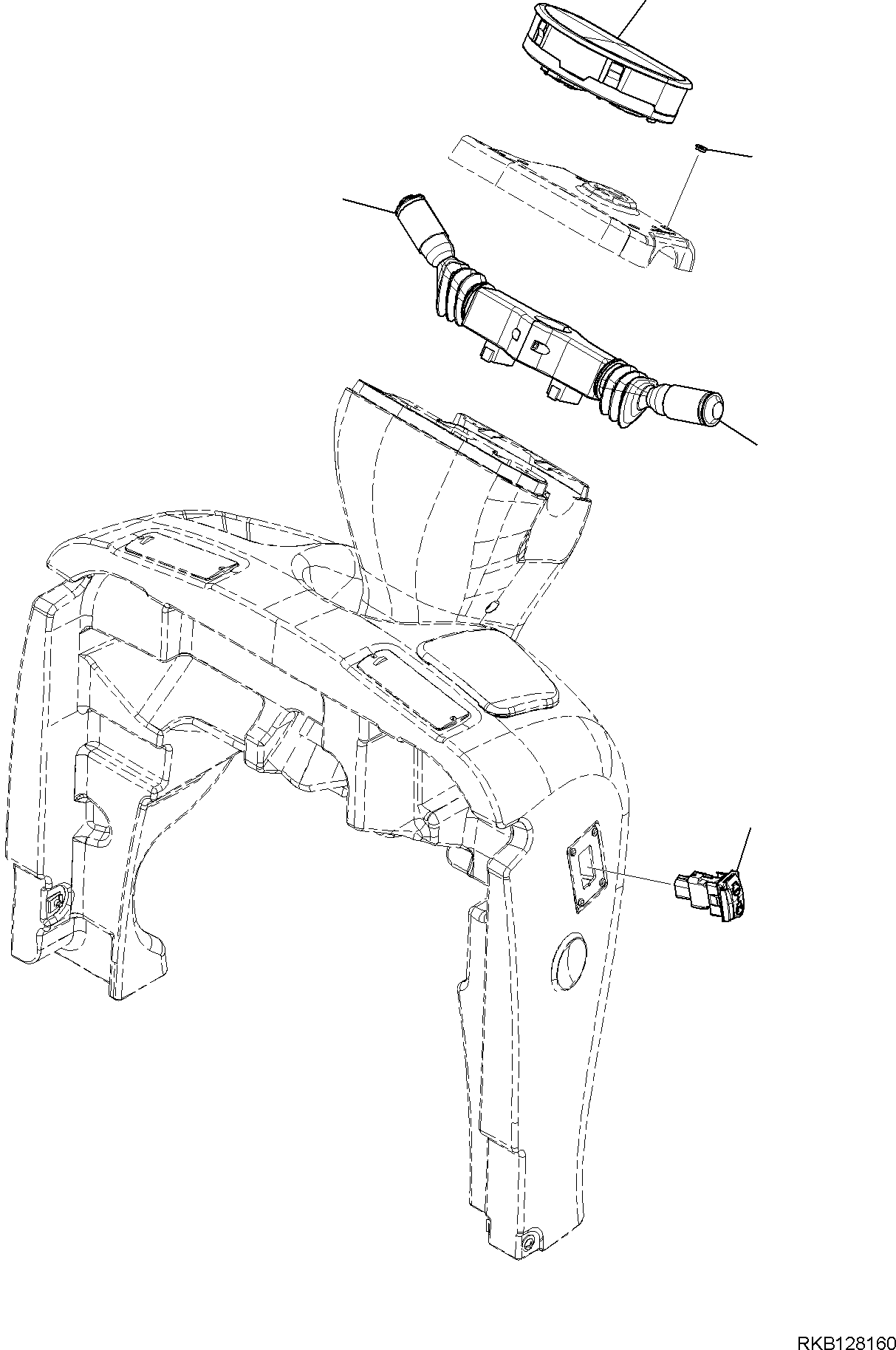 LEVER, LIGHT CONTROL 42N-06-32650 KOMATSU