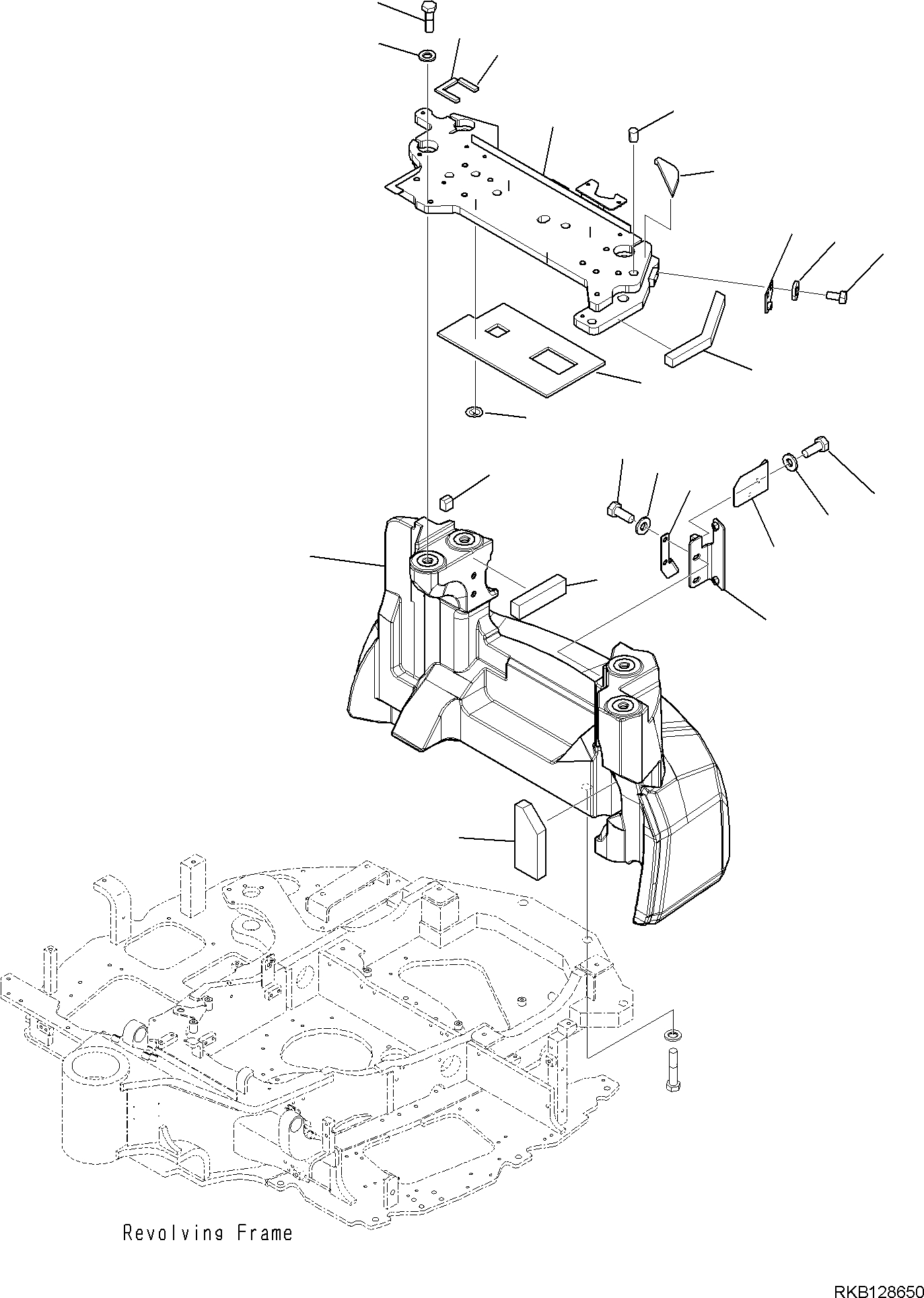 COUNTERWEIGHT 22N-46-52310 KOMATSU