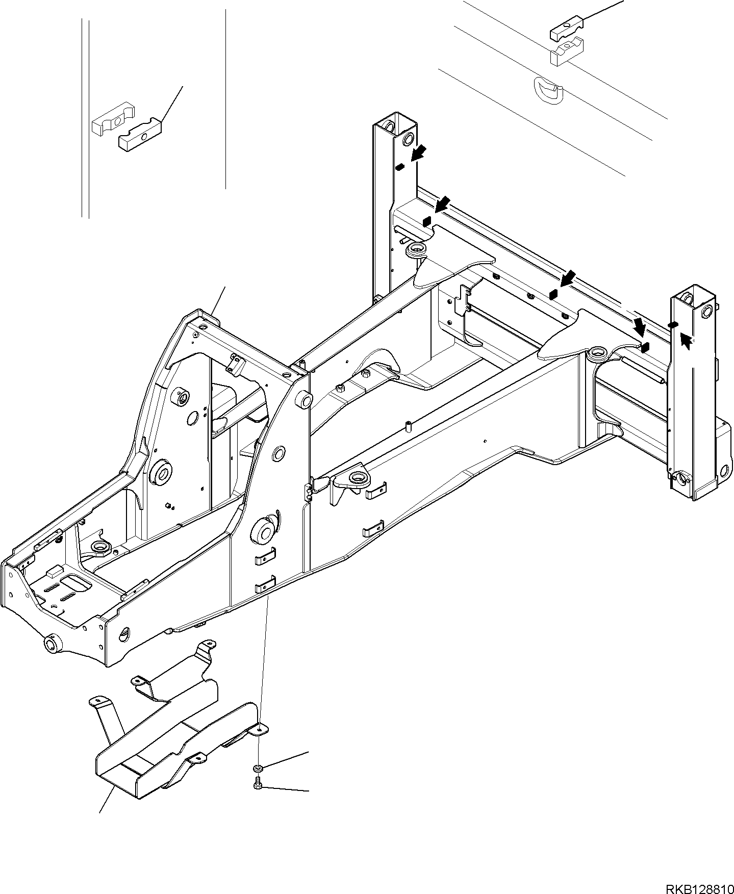 FRAME, ASSEMBLY 42N-46-17600 KOMATSU
