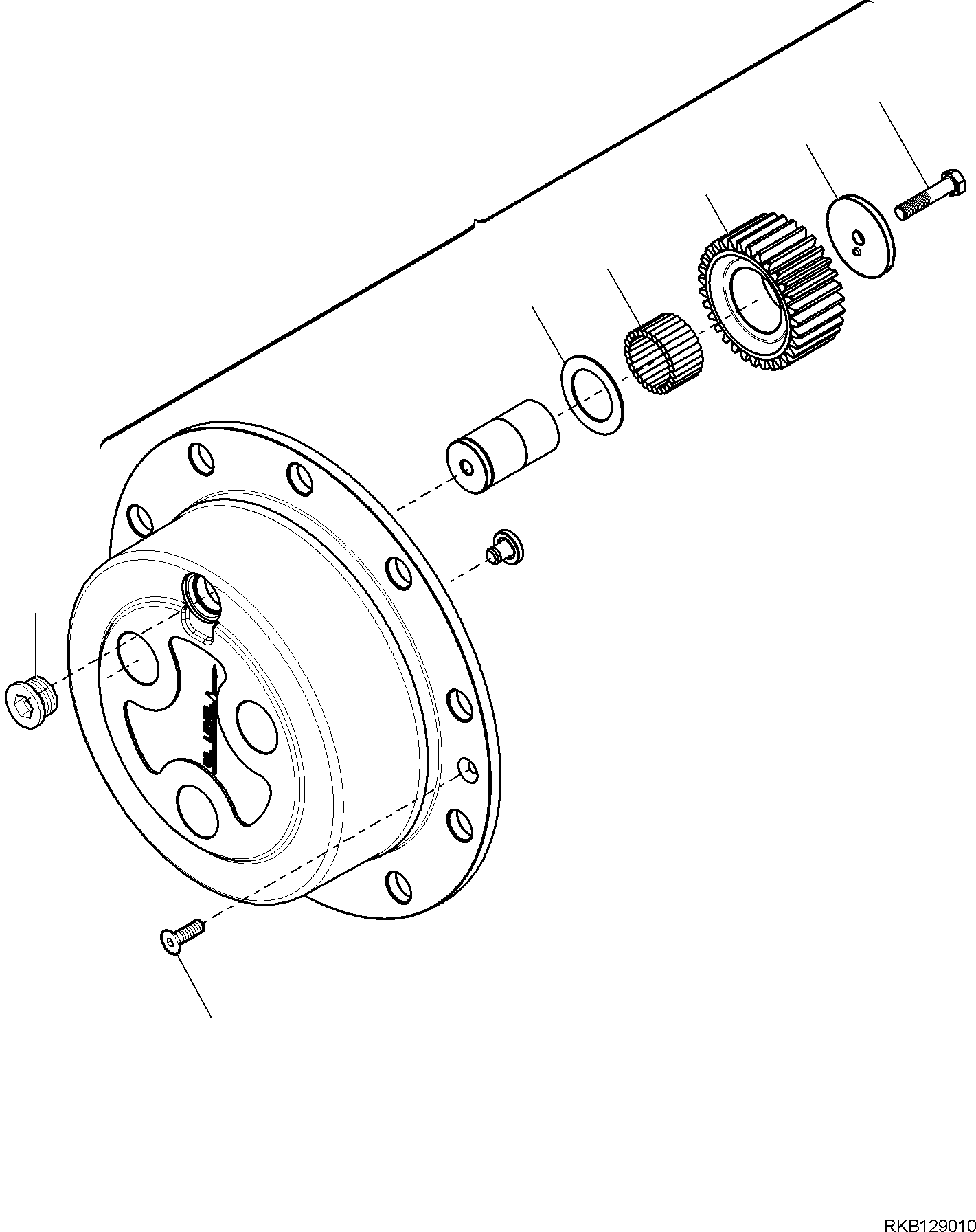 Шестерня CA0644723 KOMATSU