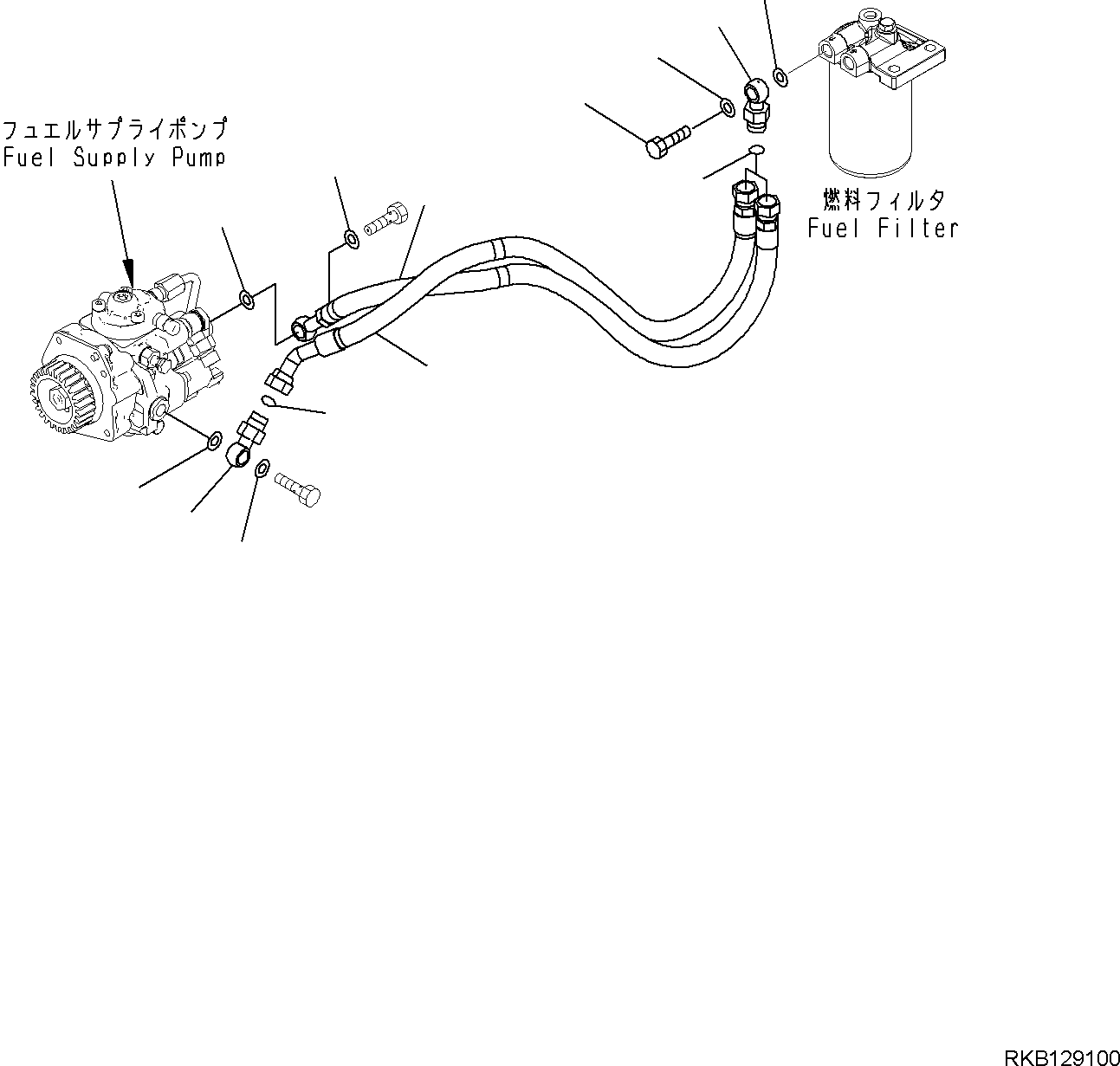 Шланг 6276-71-5250 KOMATSU