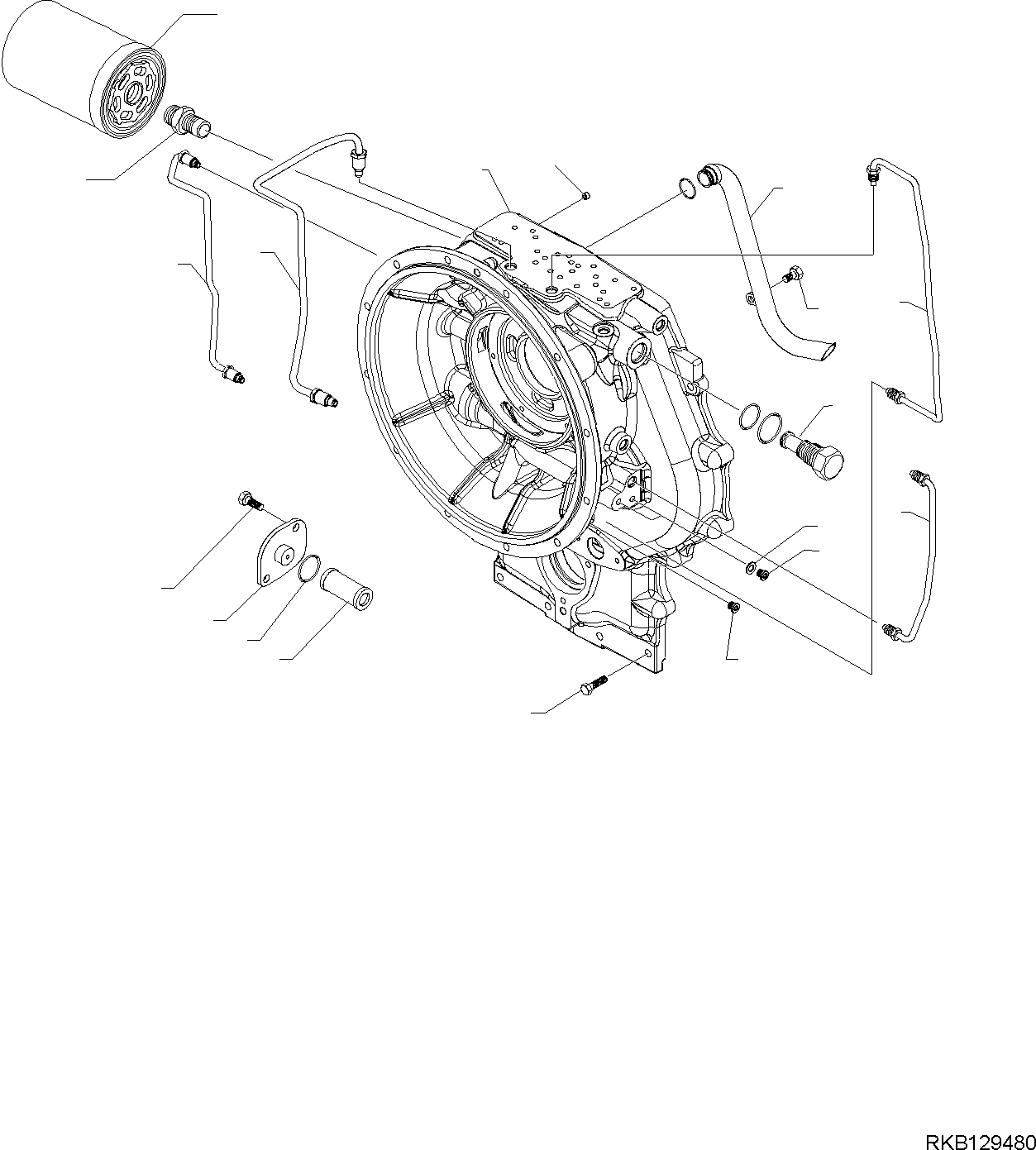 FRONT HALF-HOUSING CA0381724 KOMATSU