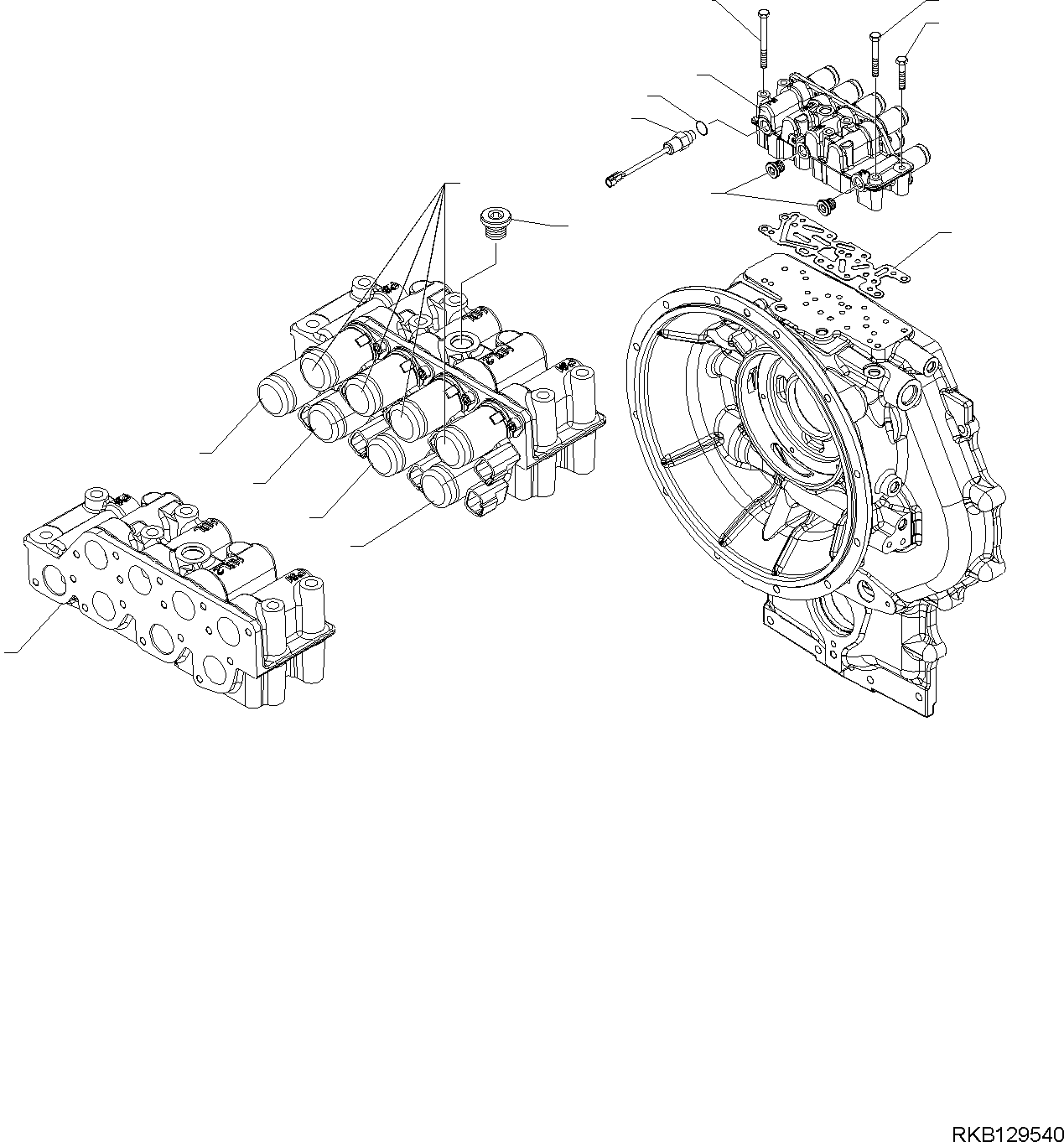 CONTROL VALVE, ASSEMBLY CA0357938 KOMATSU