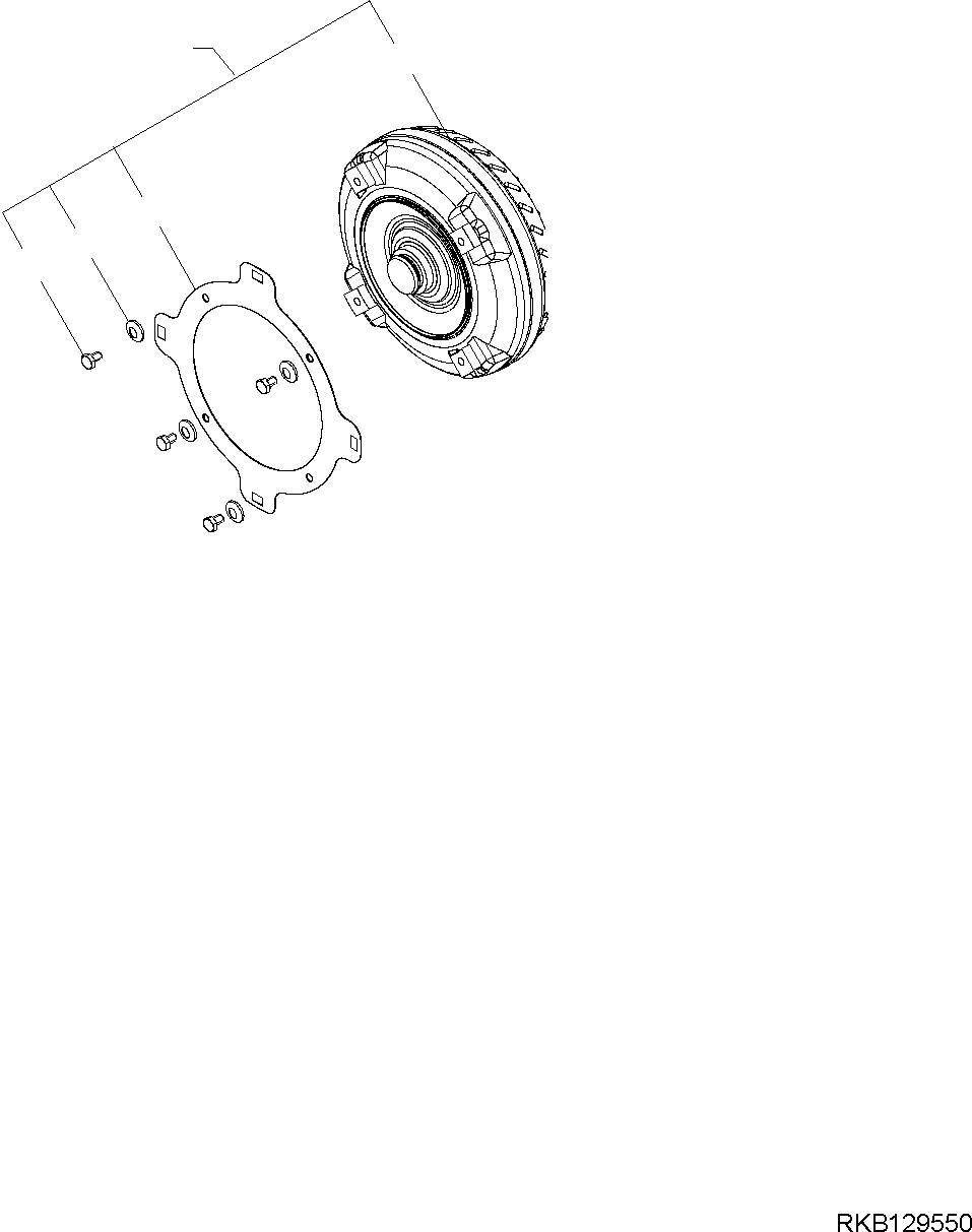 TORQUE CONVERTER, ASSEMBLY CA0339951 KOMATSU