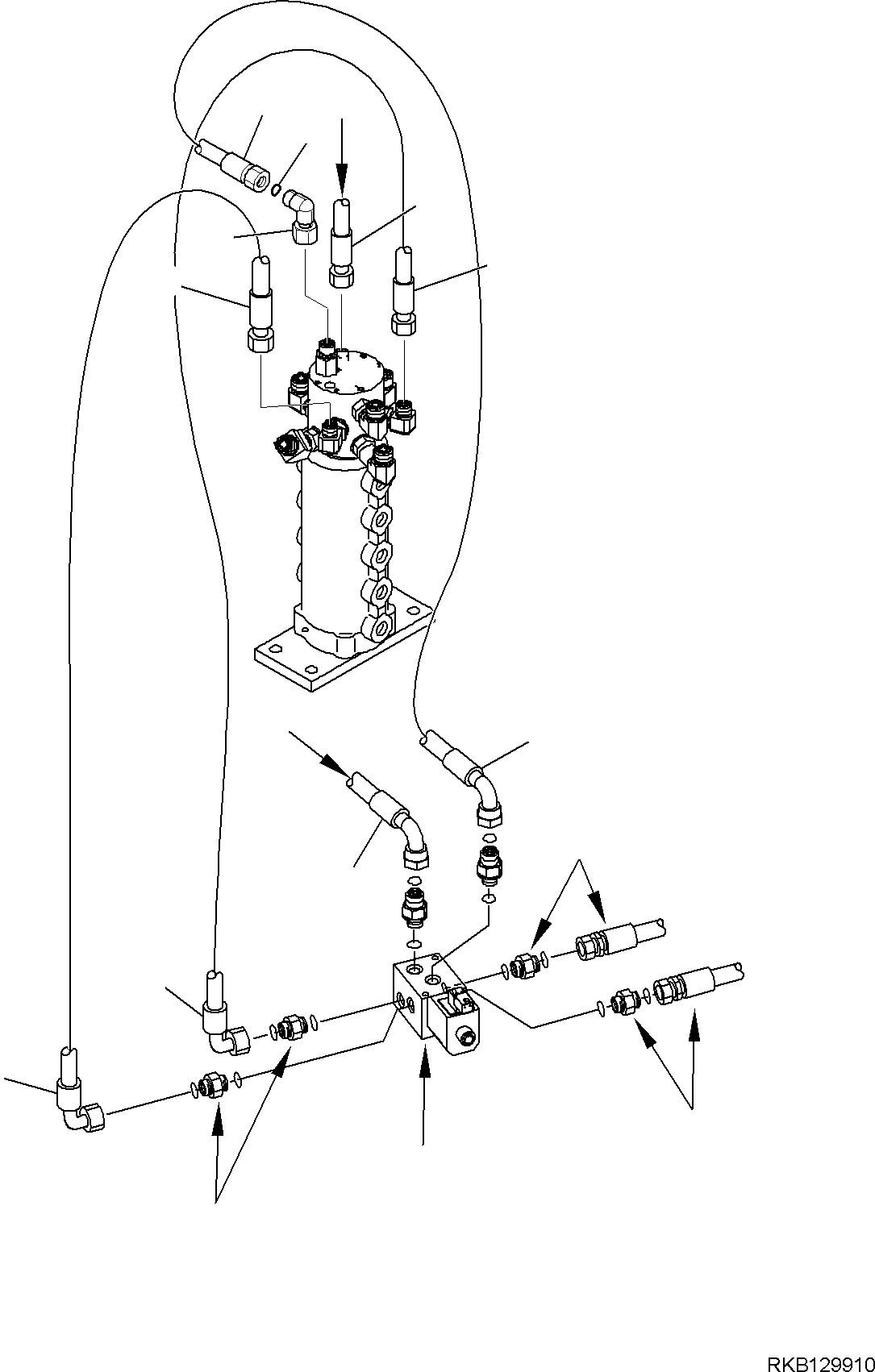 Шланг 20M-62-R4150 KOMATSU