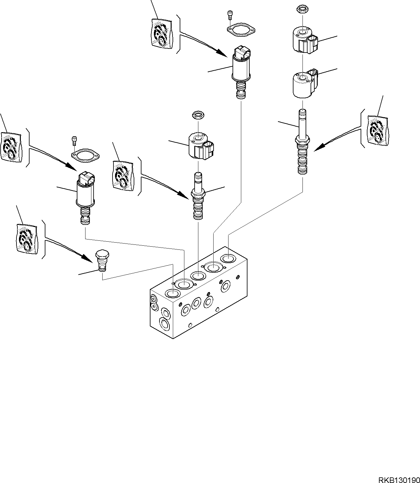 SOLENOID VALVE, ASSEMBLY 42N-64-31390 KOMATSU